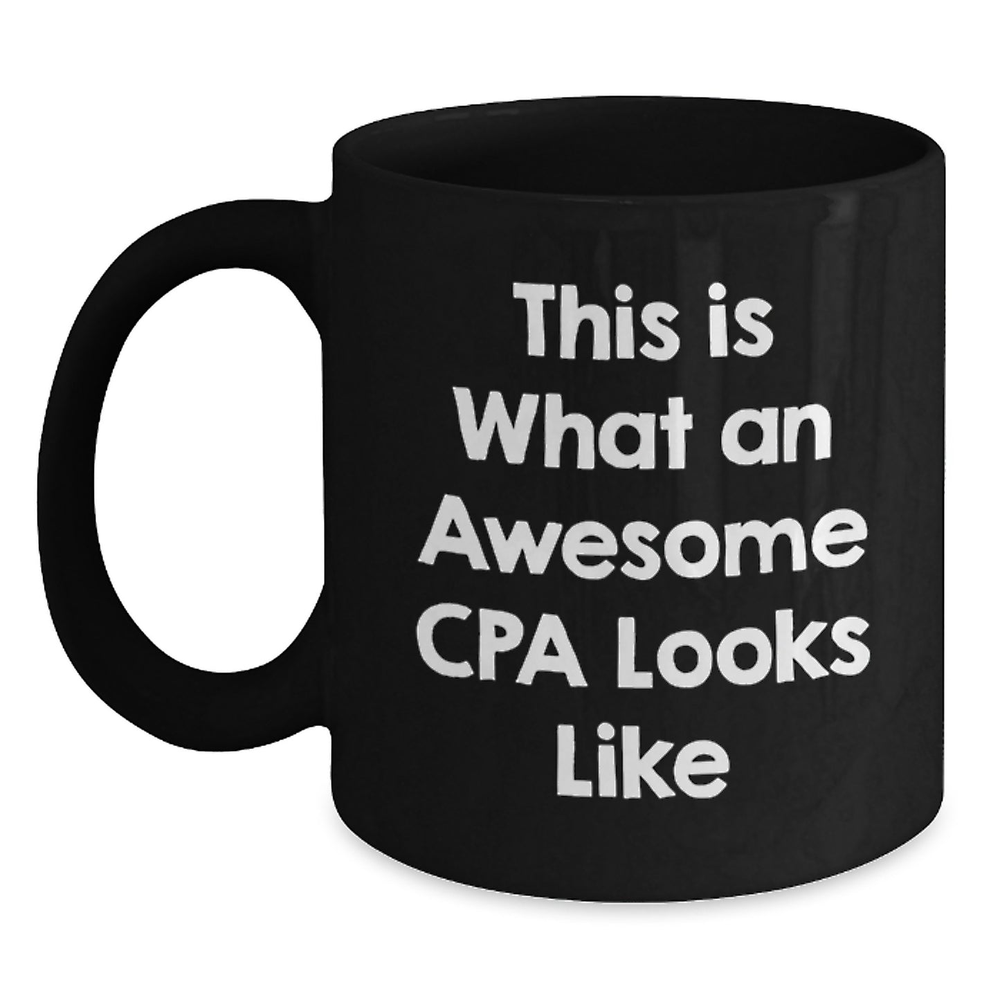 Cpa Keepsake Black Coffee Mug for Him Birthday Gift – 11oz Ceramic - Main