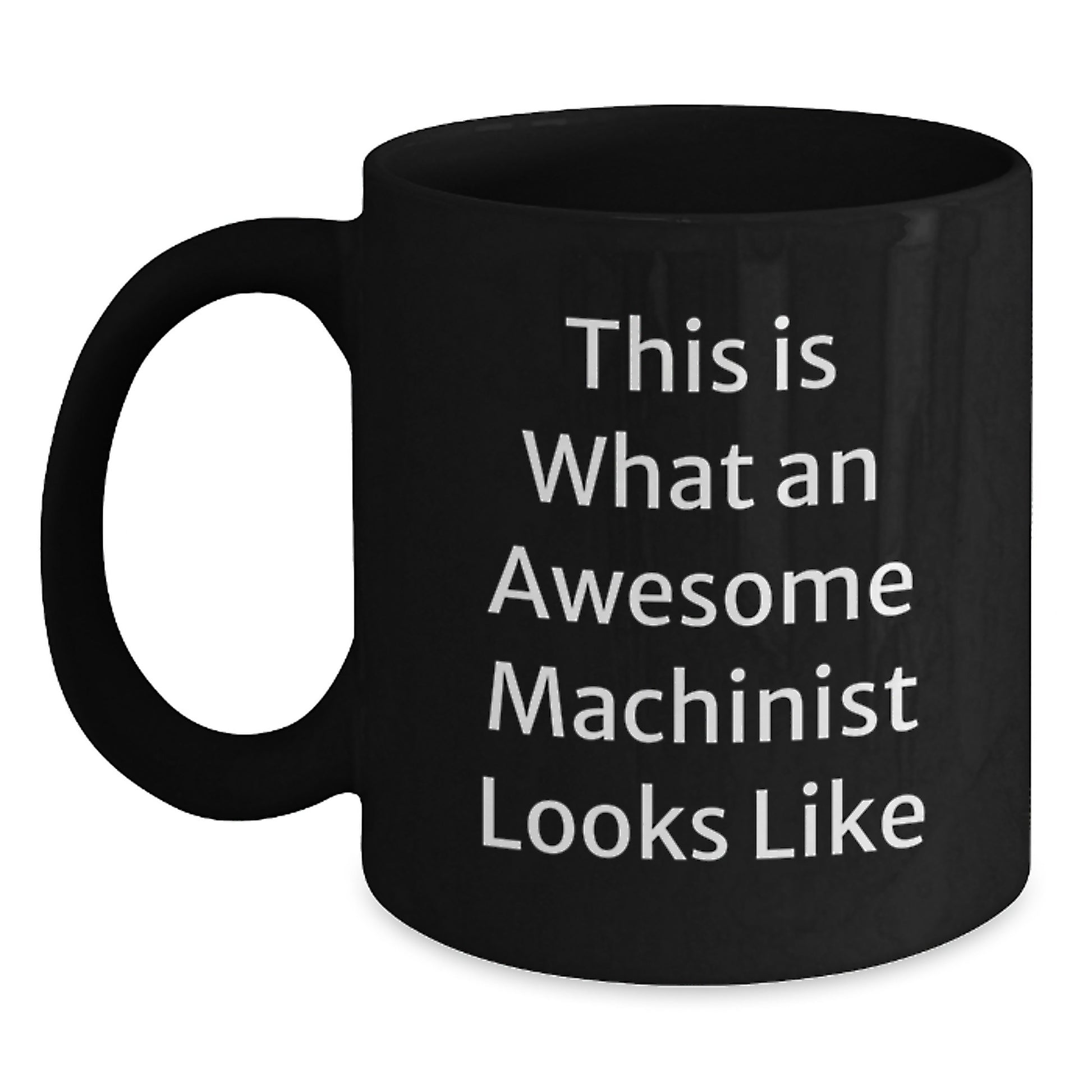 Machinist Keepsake Premium Black Coffee Mug for Him Birthday Gift - Main