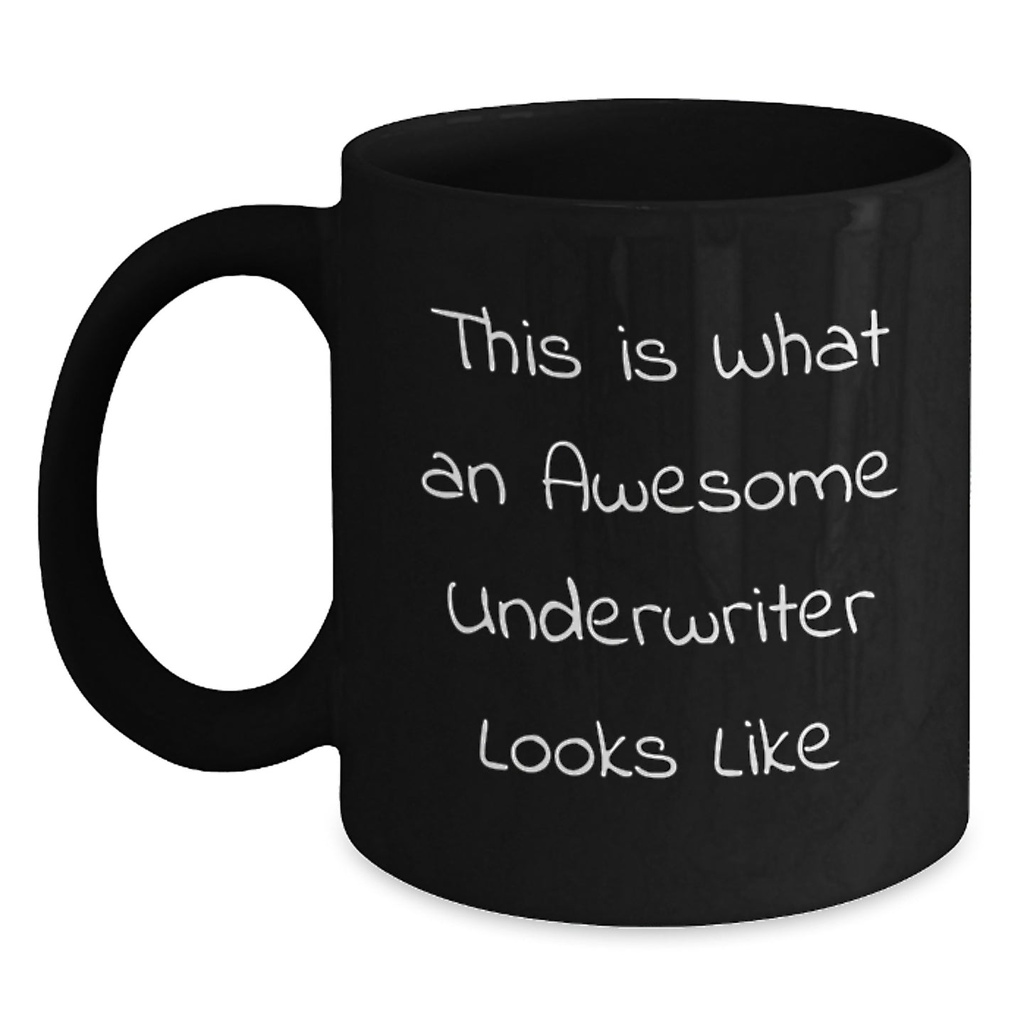 Underwriter Keepsake Black Coffee Mug for Him Birthday Gift - Main