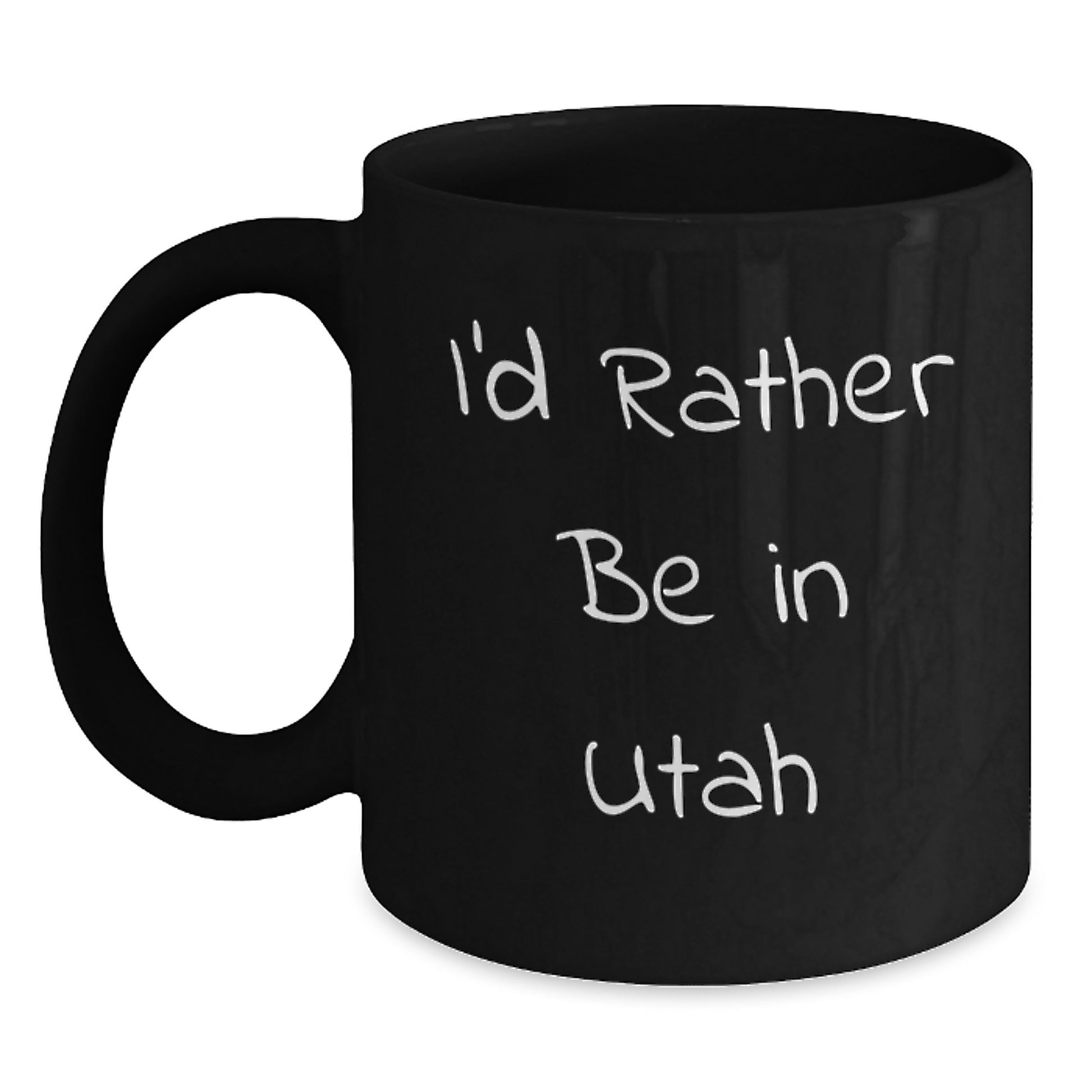 Utah Keepsake Black Coffee Mug for Him Birthday Gift - Main