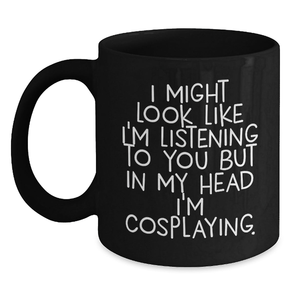 Cosplaying Black Coffee Mug Keepsake for Him – Christmas Gift - Main
