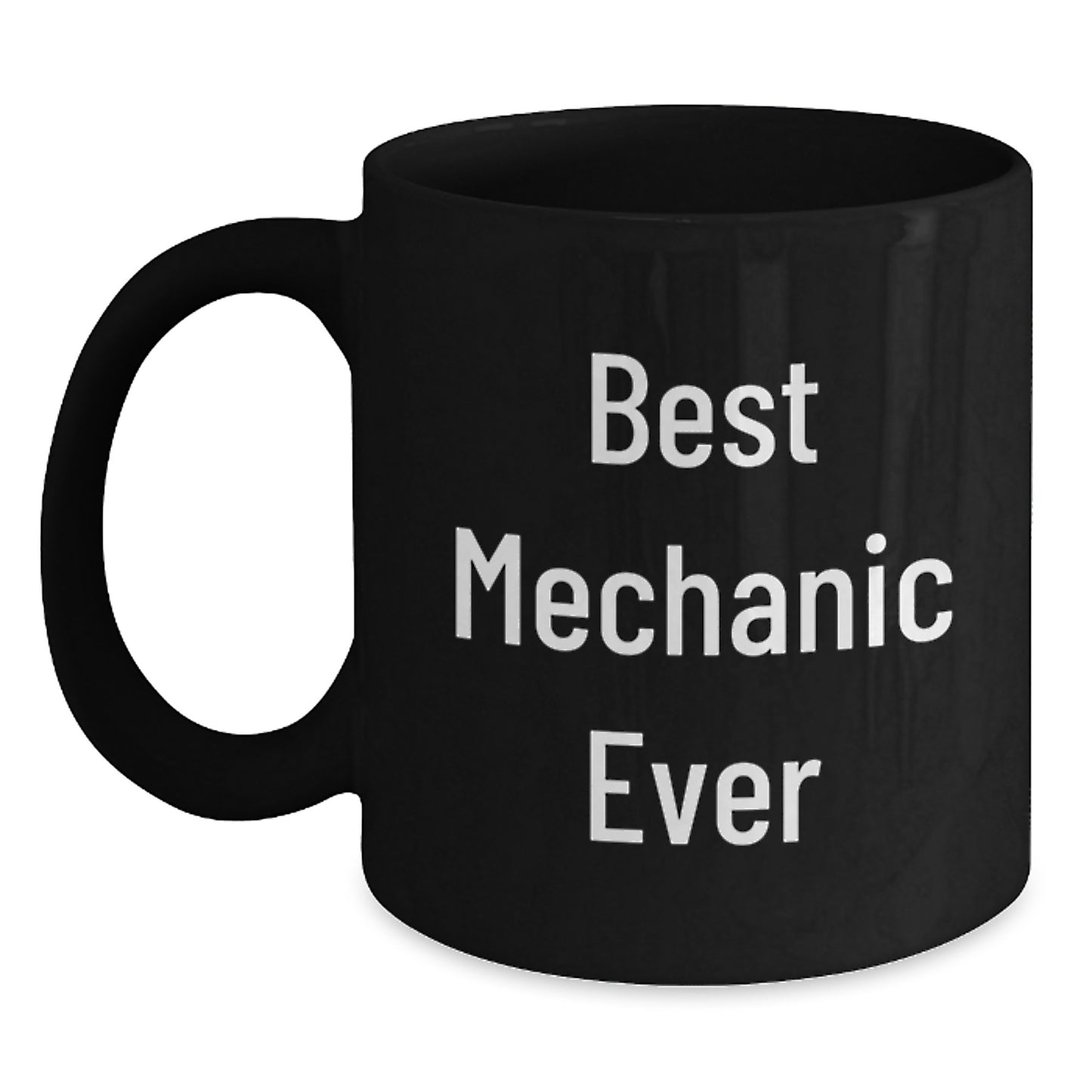 Birthday Gift for Her Best Mechanic Ever Keepsake Black Coffee Mug - Main