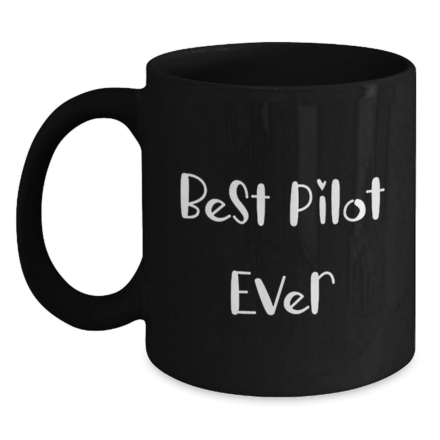 Pilot Keepsake Black Coffee Mug for Him Birthday Gift Best Pilot Ever - Main