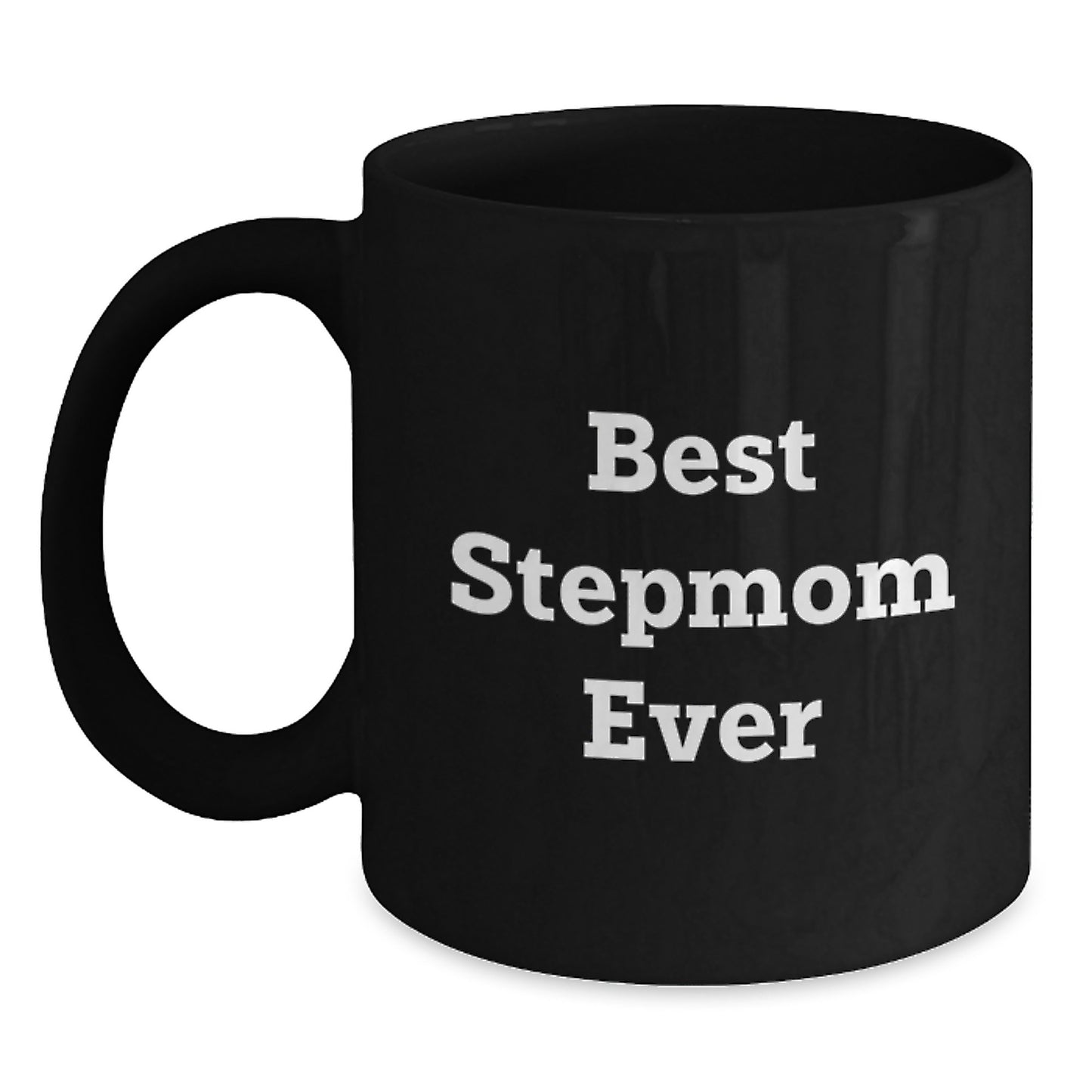 Stepmom Keepsake Black Coffee Mug for Him Birthday Gift Best Stepmom - Main