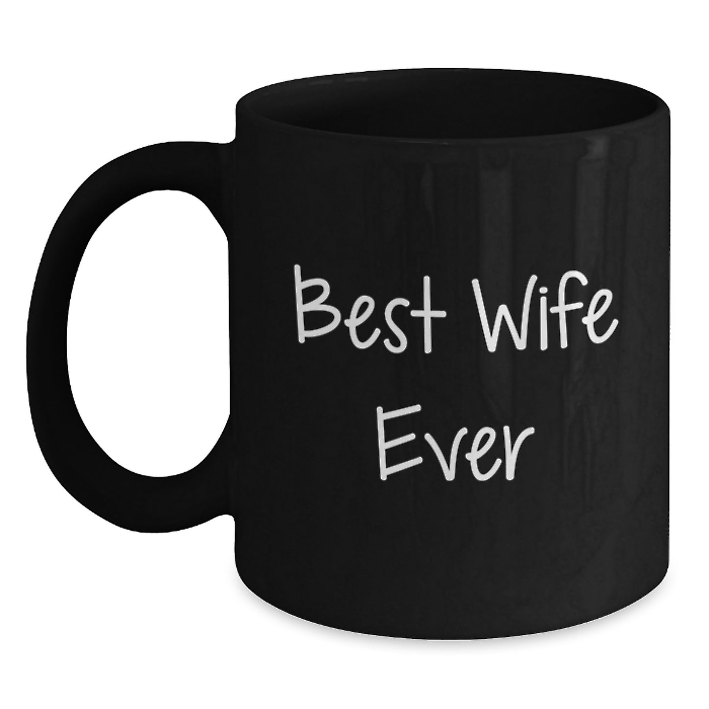 Best Wife Ever Keepsake Black Coffee Mug for Her Birthday Gift - Main