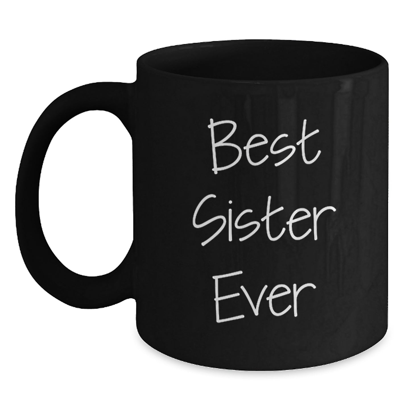 Sister Keepsake Black Coffee Mug Birthday Gift for Her Best Sister Ever - Main