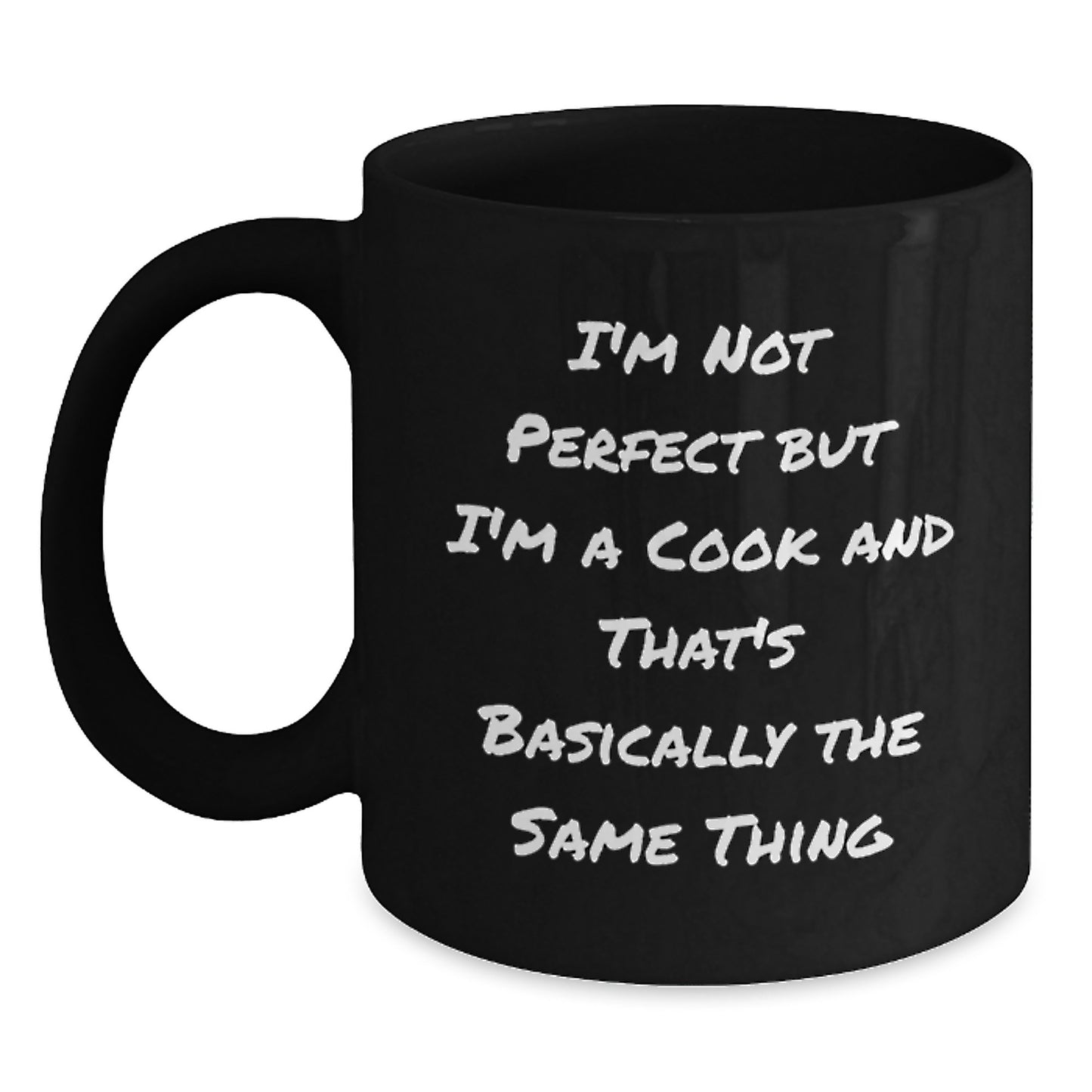 Cook Keepsake Premium Black Coffee Mug for Him Birthday Gift - Main