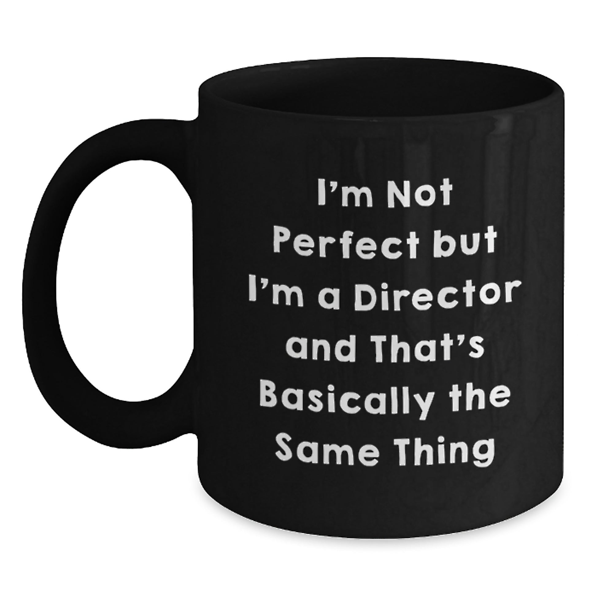 Director Keepsake Black Coffee Mug Birthday Gift for Him - Main