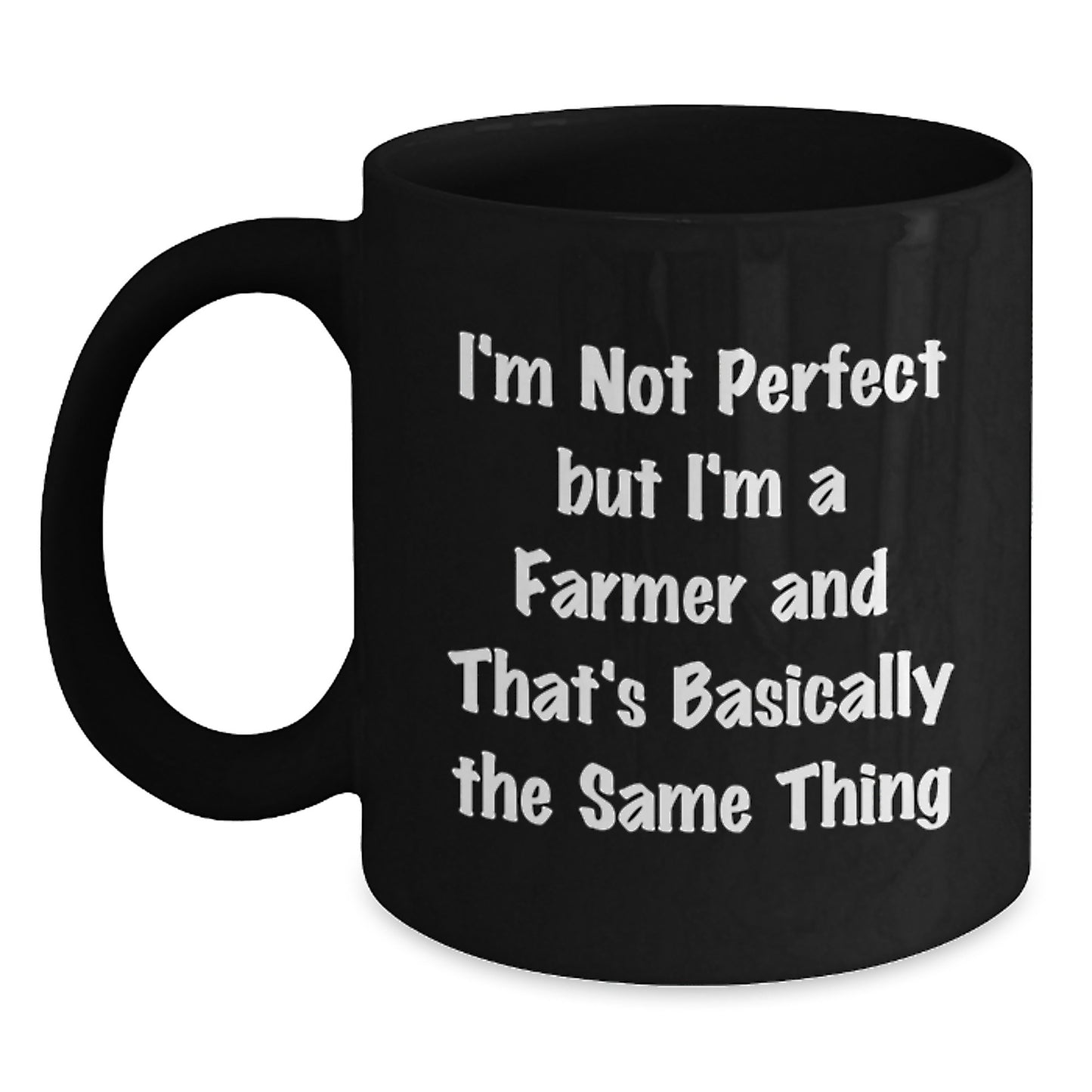 Birthday Gift Present for Her Farmer Mug with Humorous Quote - Main