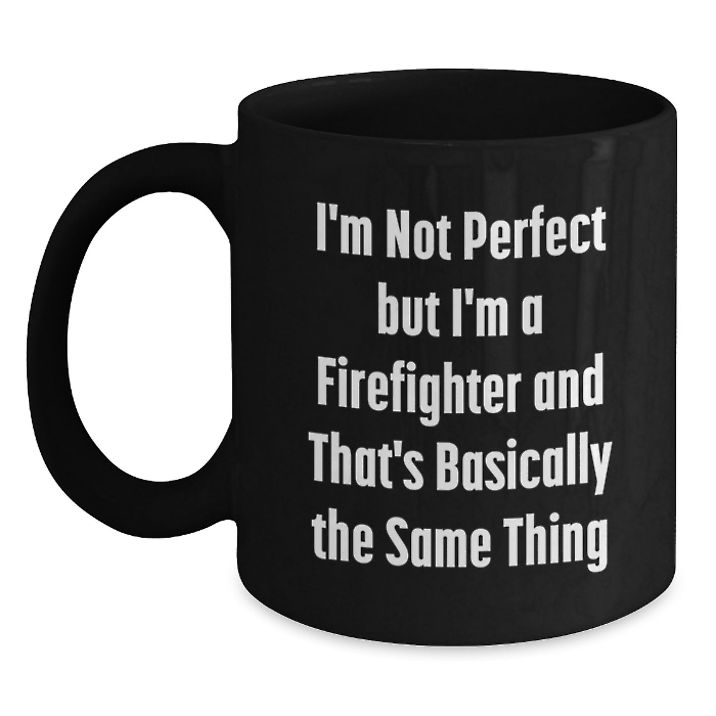 Firefighter Keepsake Ceramic Mug for Him 11oz Birthday Gift Microwave - Main