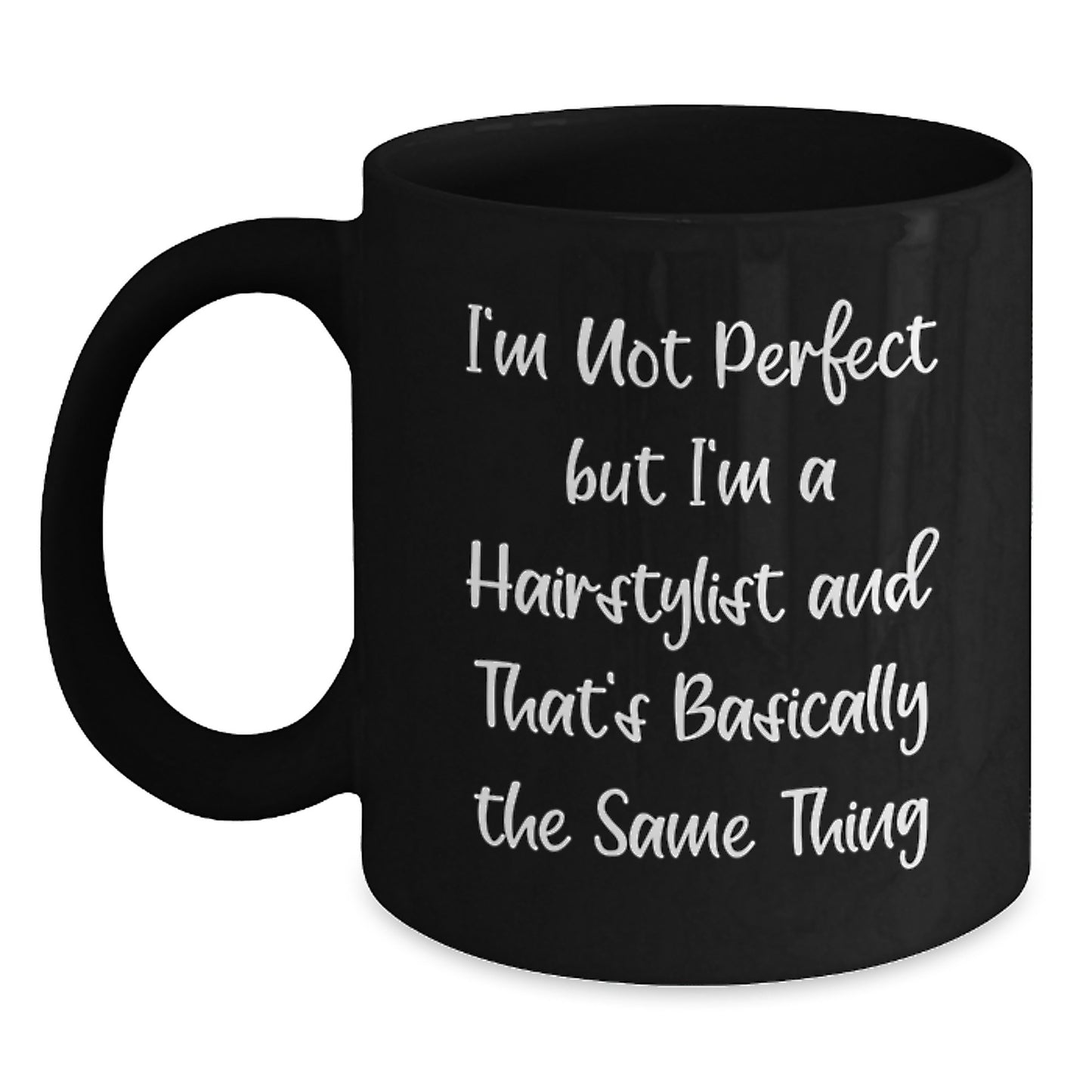Hairstylist Premium Keepsake Black Coffee Mug for Him Birthday Gift - Main