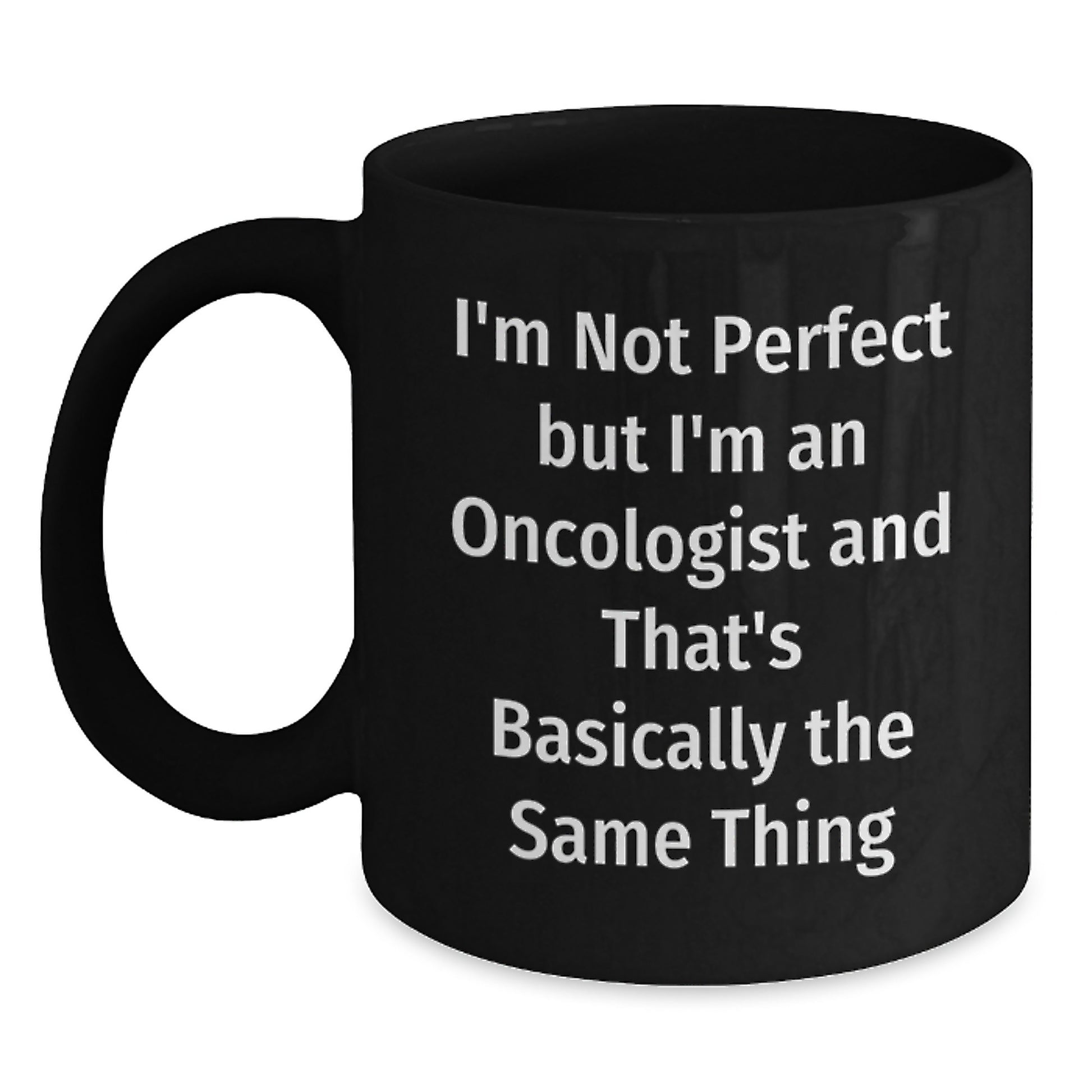 Oncologist Keepsake Premium Black Coffee Mug for Him Birthday Gift - Main