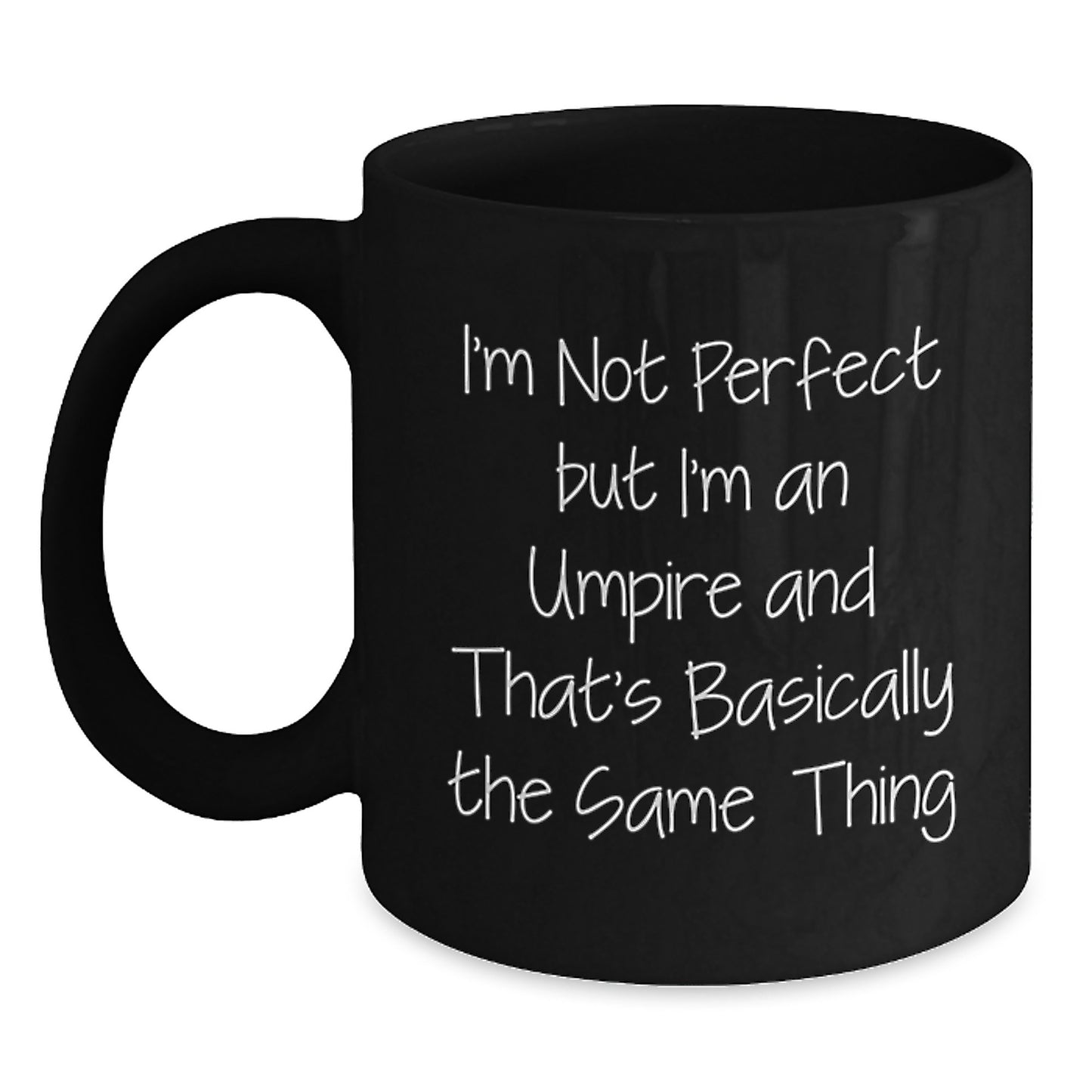 For Him Keepsake Birthday Gift I'm Not Perfect But I'm An Umpire Mug - Main