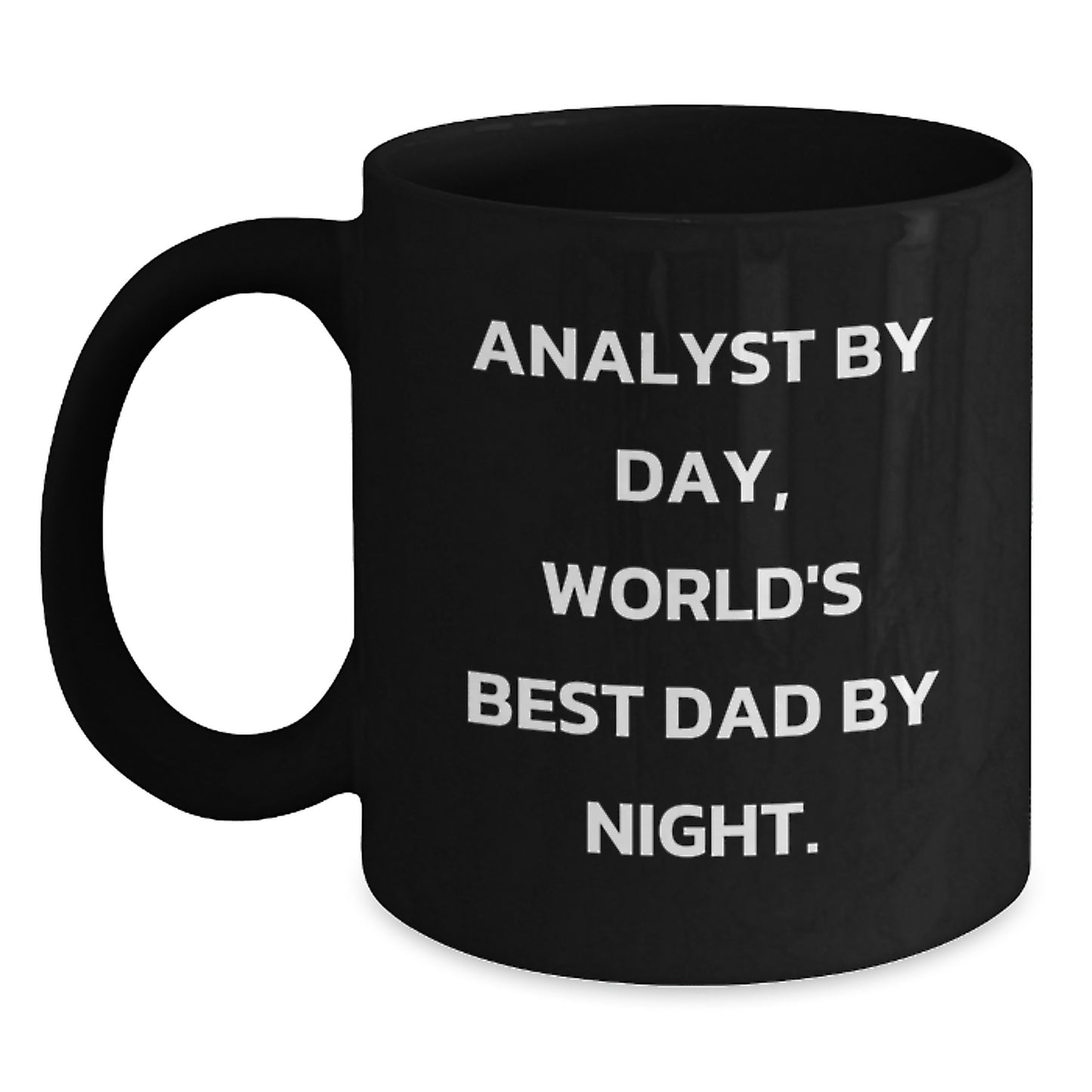 Analyst Keepsake Mug for Him – Black Coffee Ceramic Birthday Gift - Main