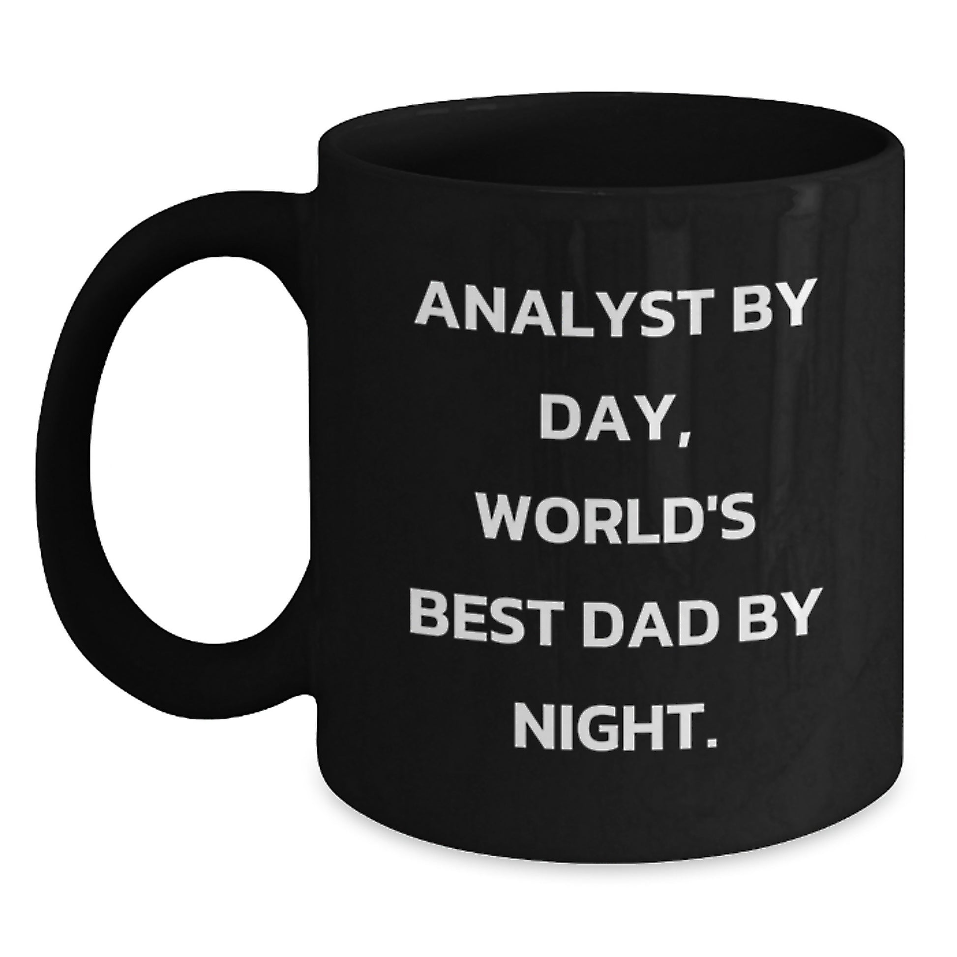 Analyst Keepsake Mug for Him – Black Coffee Ceramic Birthday Gift - Main