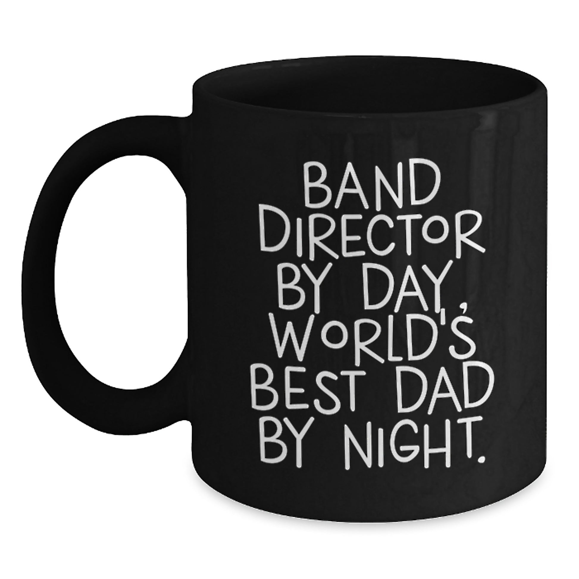 Band Director Keepsake Mug for Him Black Coffee Birthday Gift - Main