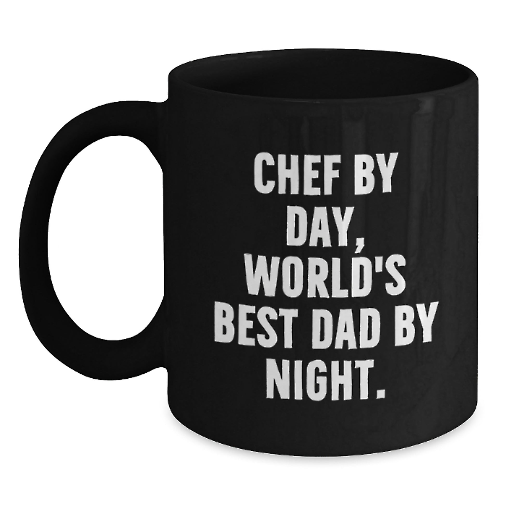 Birthday Gift for Her Present Chef By Day, World's Best Dad By Night Mug - Main