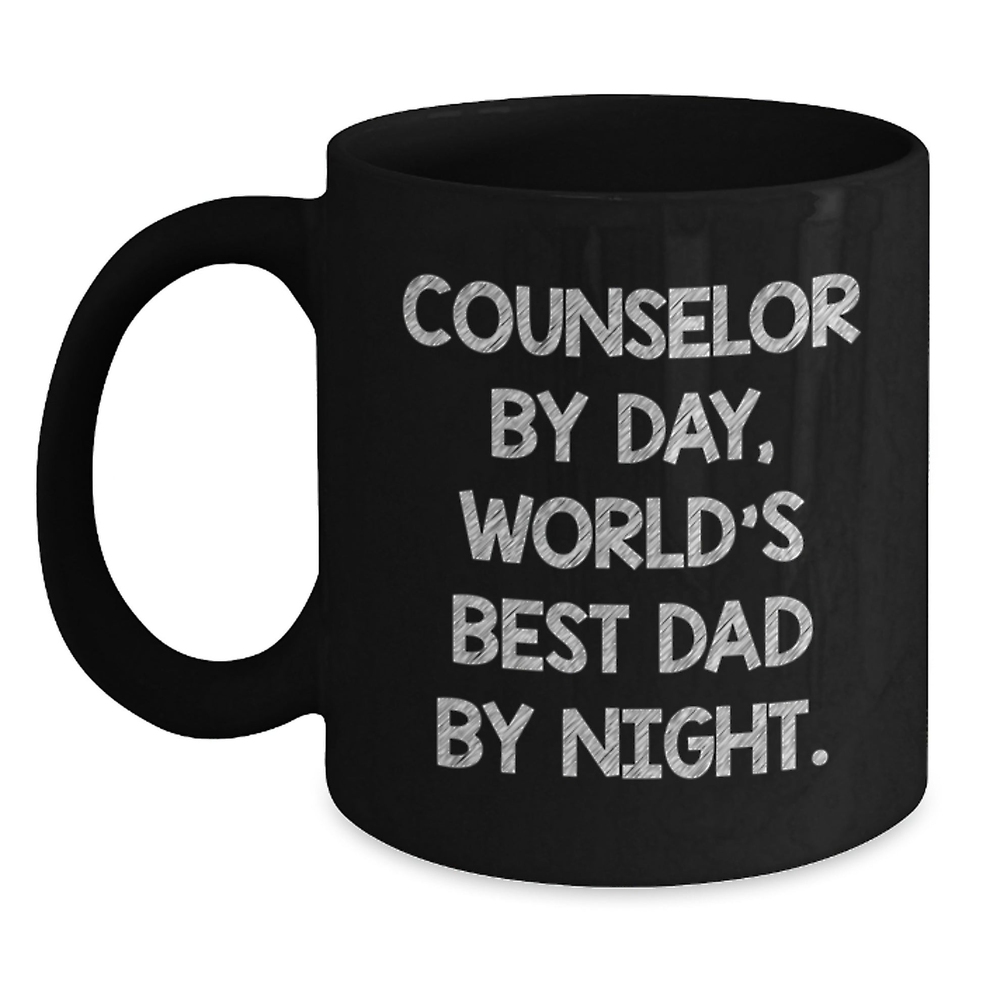 Mug – 'Counselor By Day, World's Best Dad By Night' Gift for Friends - Main