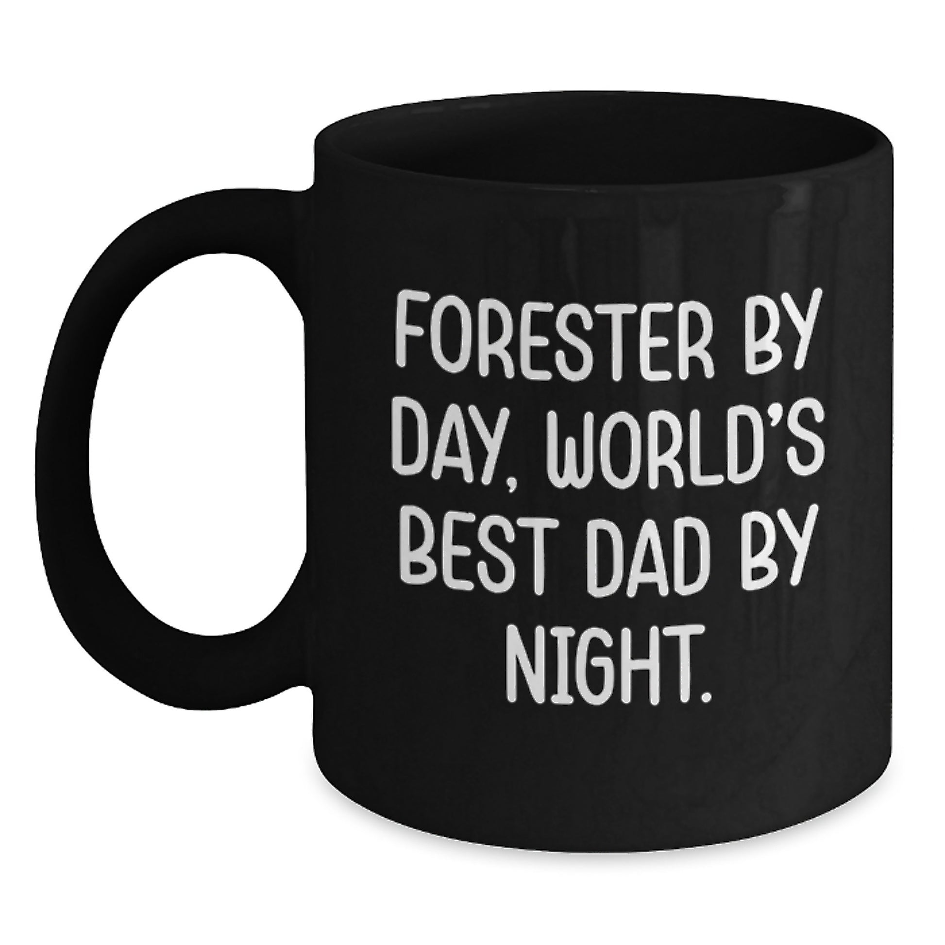Forester Keepsake Premium Ceramic Black Coffee Mug for Him Birthday Gift - Main