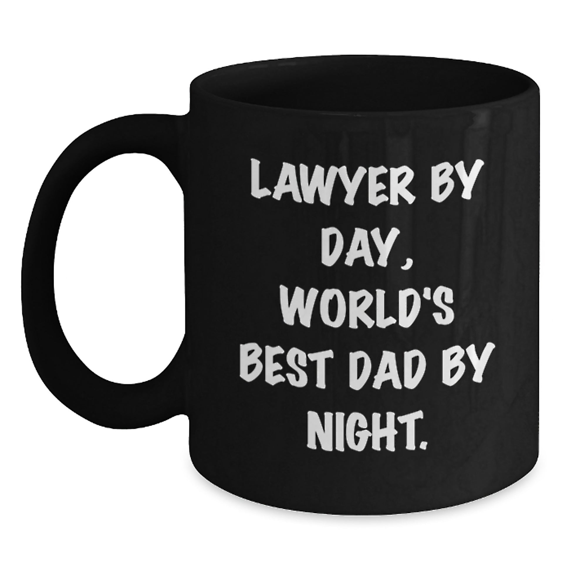 Lawyer Keepsake Mug for Him Birthday Gift – 11oz Black Premium Ceramic - Main