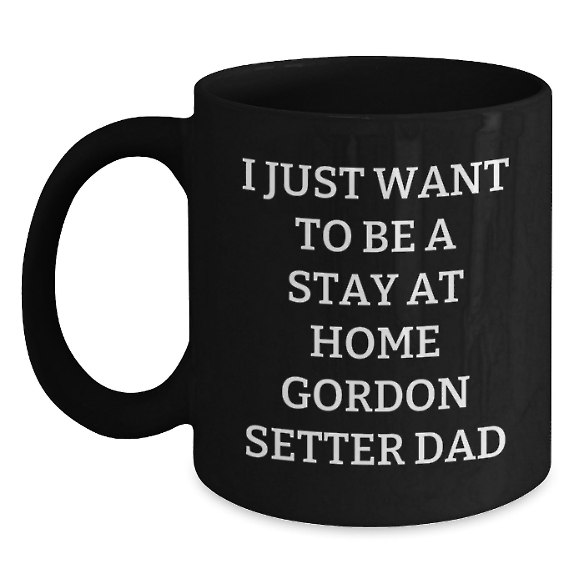 Funny Gordon Setter Dog Dad Gifts from Mom for Birthday Unique Mugs Black Coffee Lovers - Main