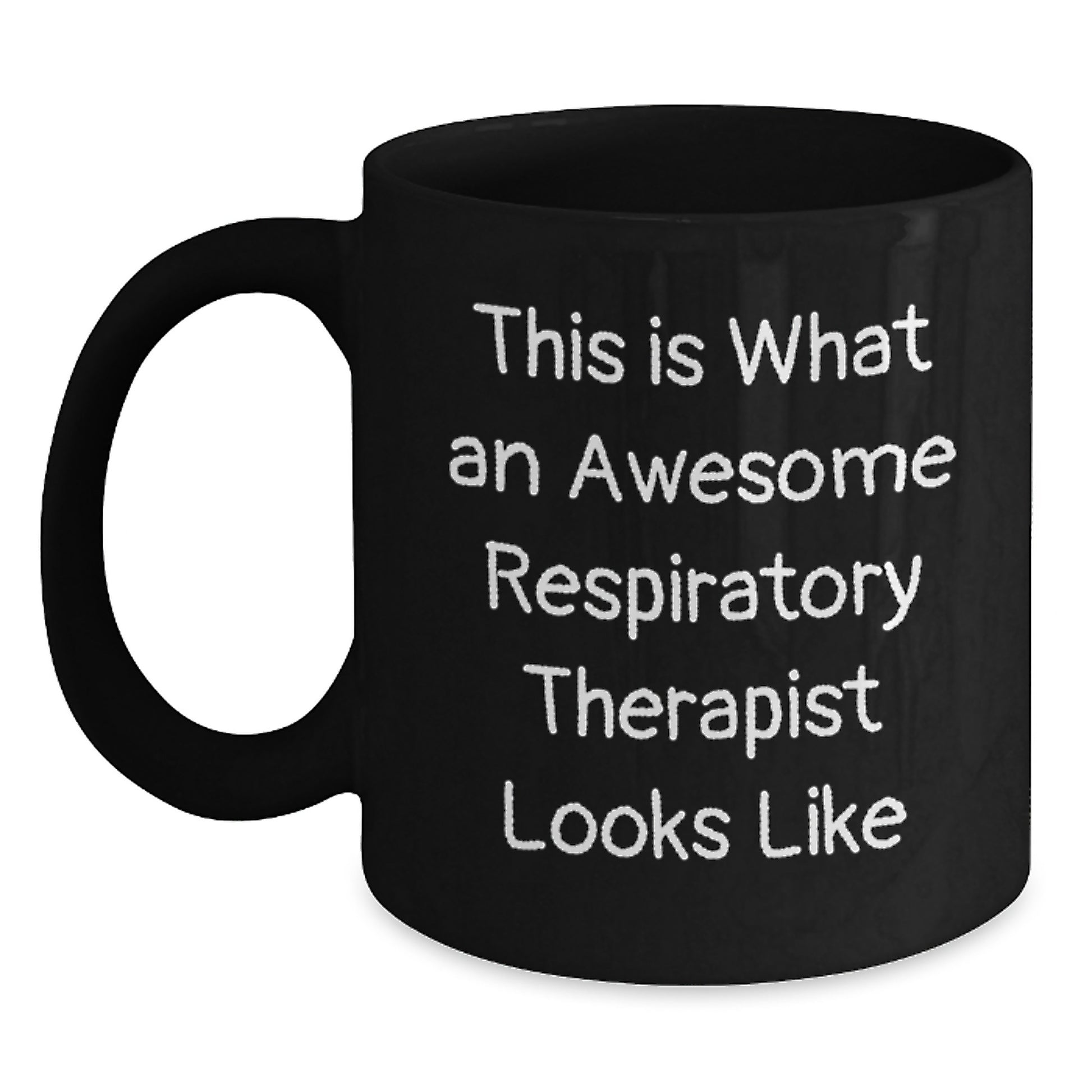 Gifts for Respiratory Therapist, Funny Black Coffee Mug, This Is What An Awesome Respiratory Therapist Looks Like, Graduation Unique Gifts from Family - Main