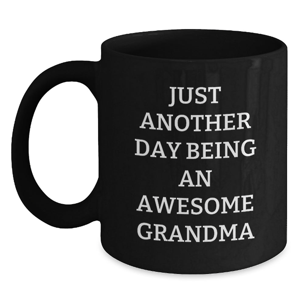 Funny Grandma Quotes Black Coffee Mug Gifts from Family for Graduation - Main
