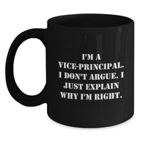 Load image into Gallery viewer, Vice-principal Humor Funny Quote Gifts from Friends to Vice-principal Unique Graduation Gifts for Men and Women - Main
