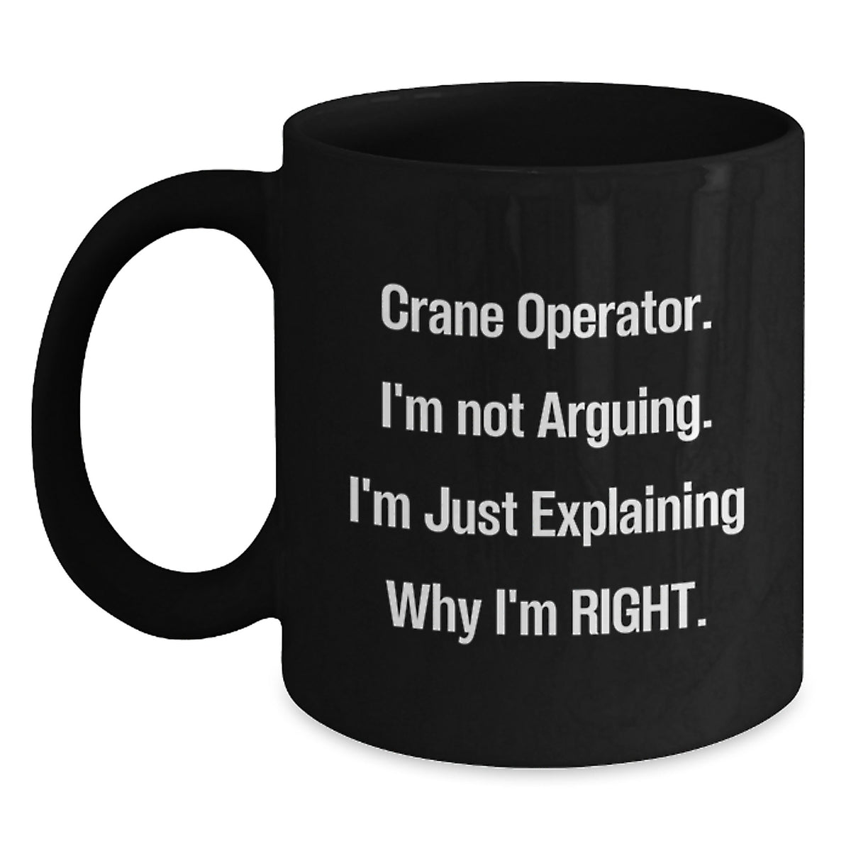 Funny Crane Operator Gifts, Crane Operator Mugs, Birthday Unique Gifts from Friends to Crane Operator - Main