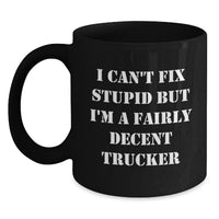Load image into Gallery viewer, Funny Trucker Coffee Mug Gifts from Friends and Family for Christmas - Main
