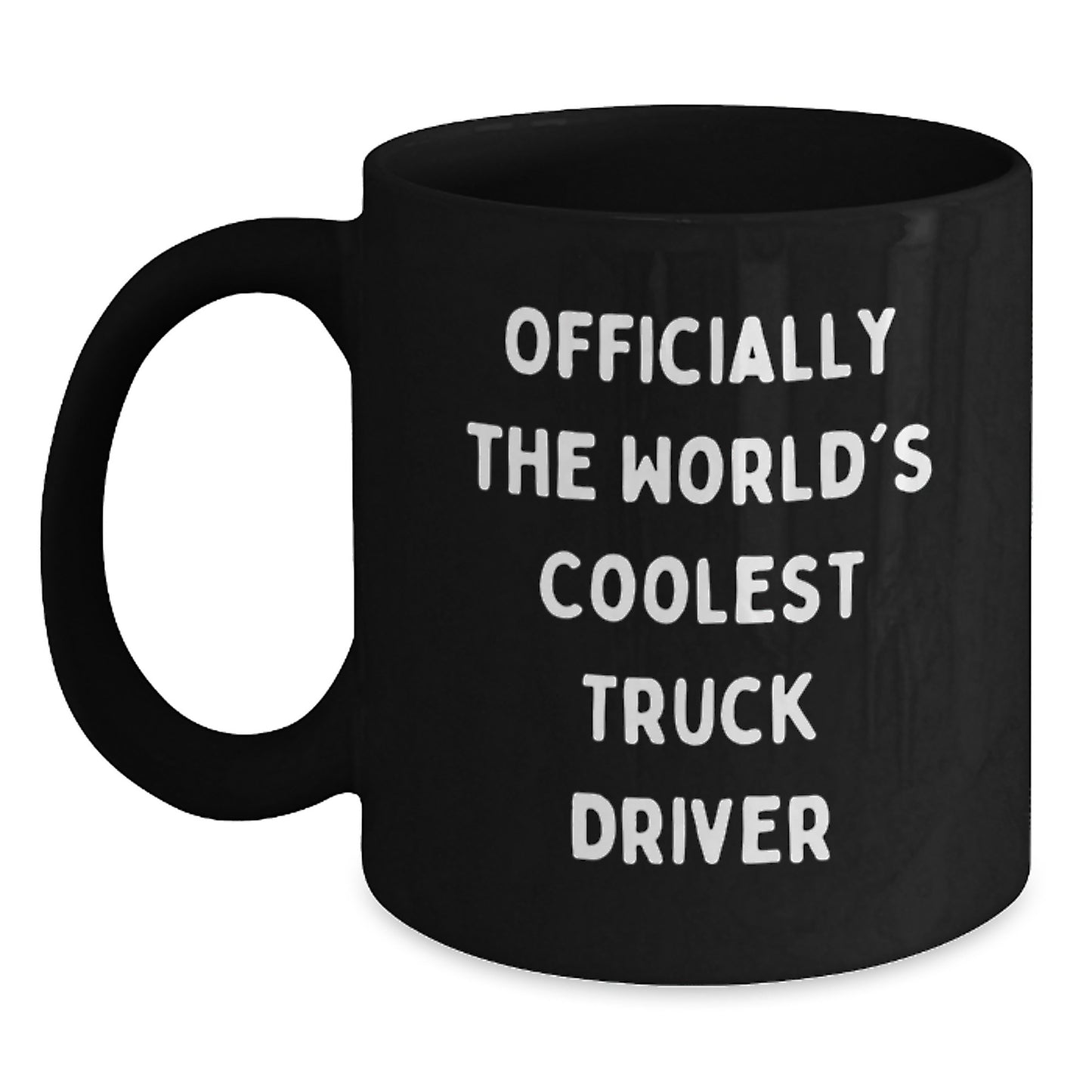 Funny Truck Driver Gifts, Officially The World's Coolest Truck Driver Mug, Birthday Unique Coffee Mugs for Truck Driver Enthusiasts, Gifts from Friends to Family - Main