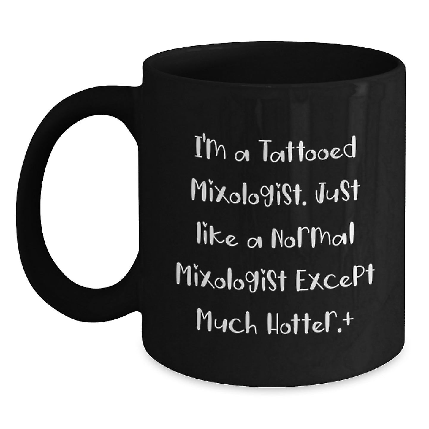 Funny Mixologist Gifts, Valentine's Unique Gifts from Men to Mixologist Friends, Black Coffee Mug - Main