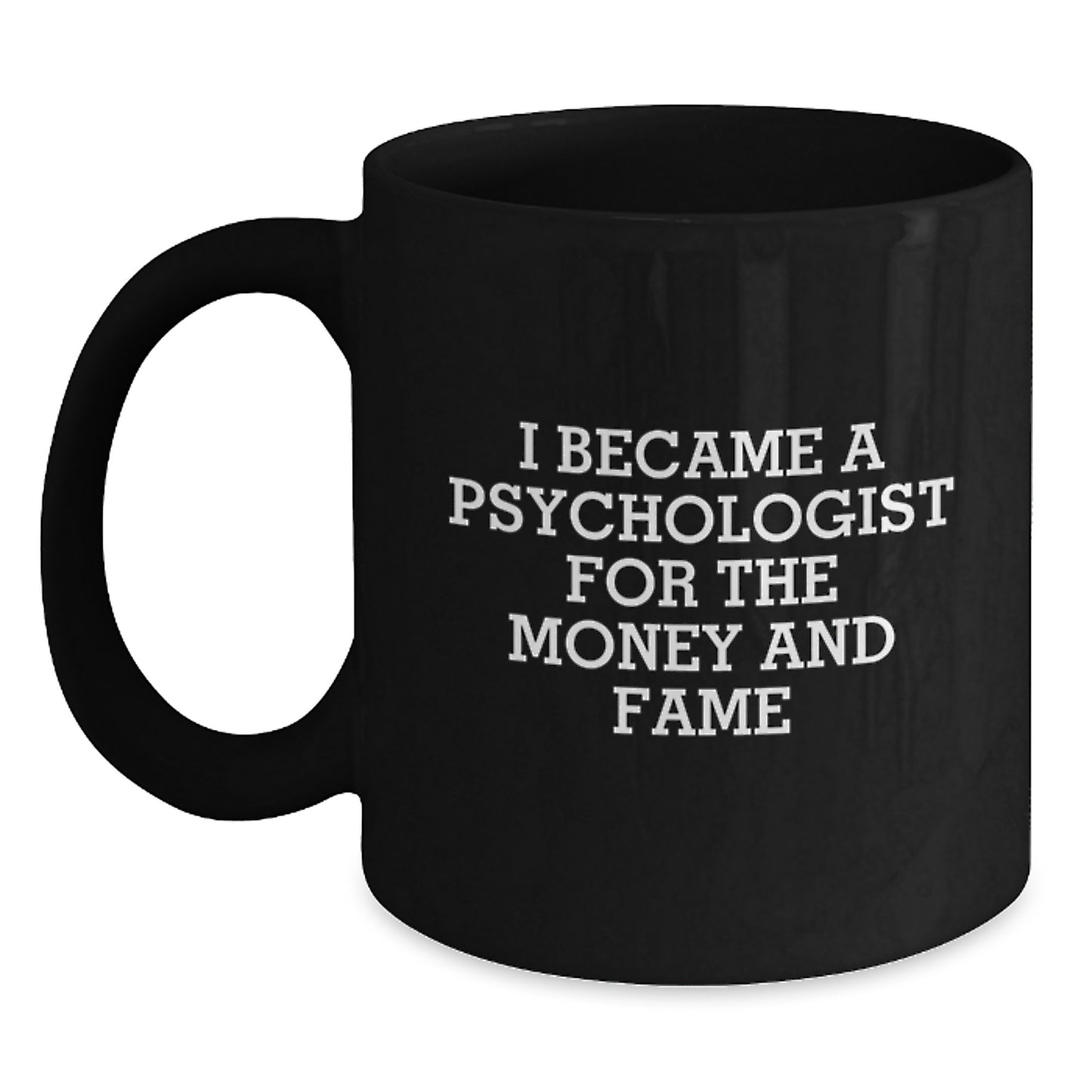 Funny Quotes for Psychologists, Unique Gifts from Friends for Mom's Day, Black Coffee Mugs for Dad, Inspirational Mug for Family - Main