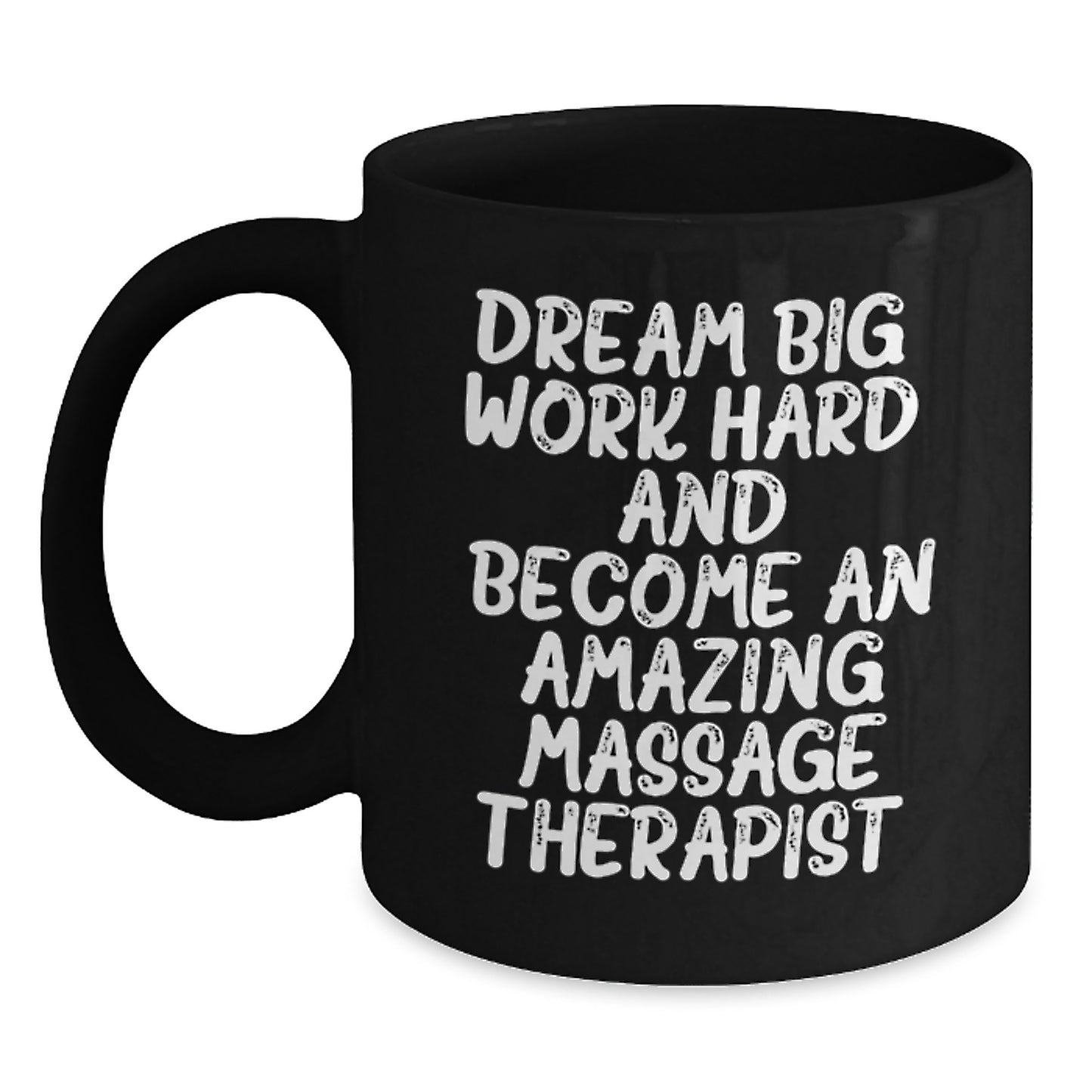 Inspiring Massage Therapist Gifts from Friends, Unique Graduation Unique Gifts for Massage Therapist Men Women, Funny Black Coffee Mug for Graduation - Main