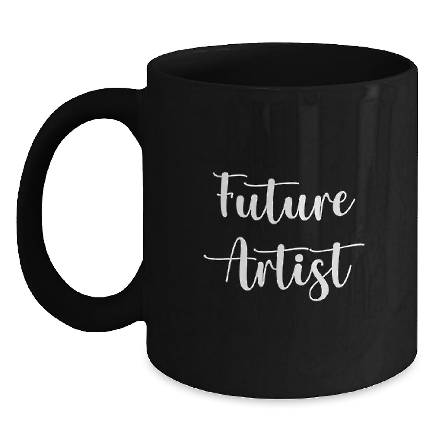 Funny Inspirational Gifts from Friends to Future Artist Black Coffee Mug Graduation Unique Gifts - Main