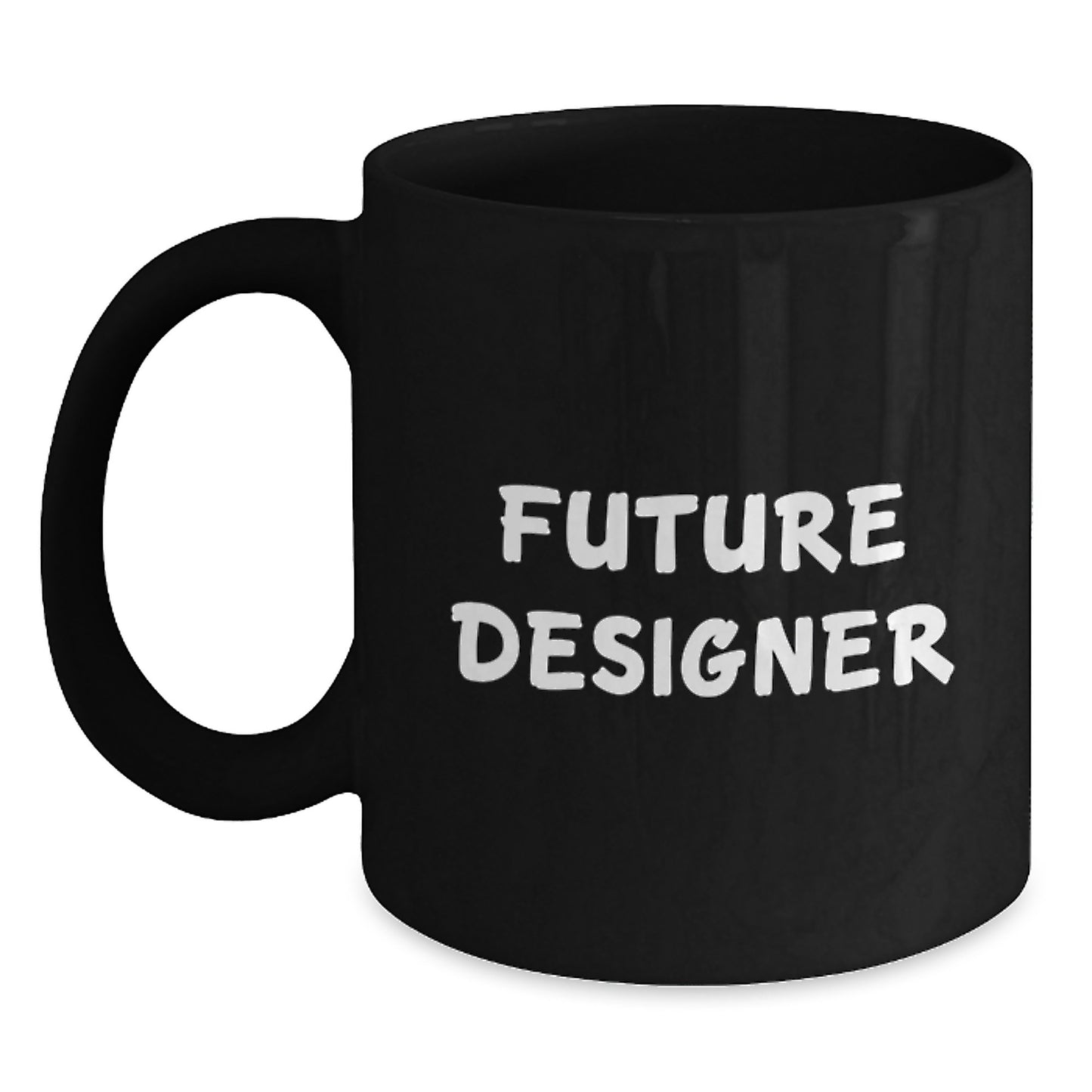 Designer Black Coffee Mugs Funny Quote Gifts for Future Designer Valentine's Unique Designs from Family - Main