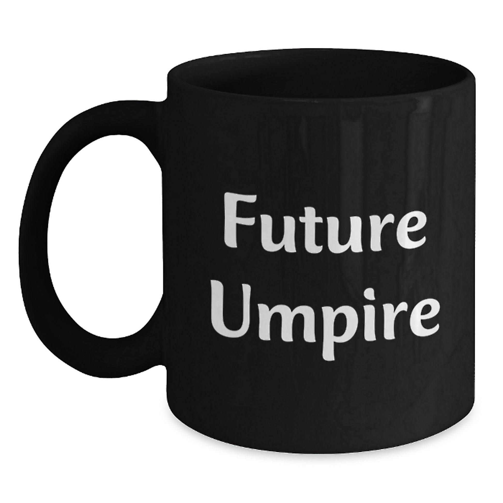 Funny Umpire Gifts for Him from Friends - Black Coffee Mug - Future Umpire Graduation Unique Gifts - Main