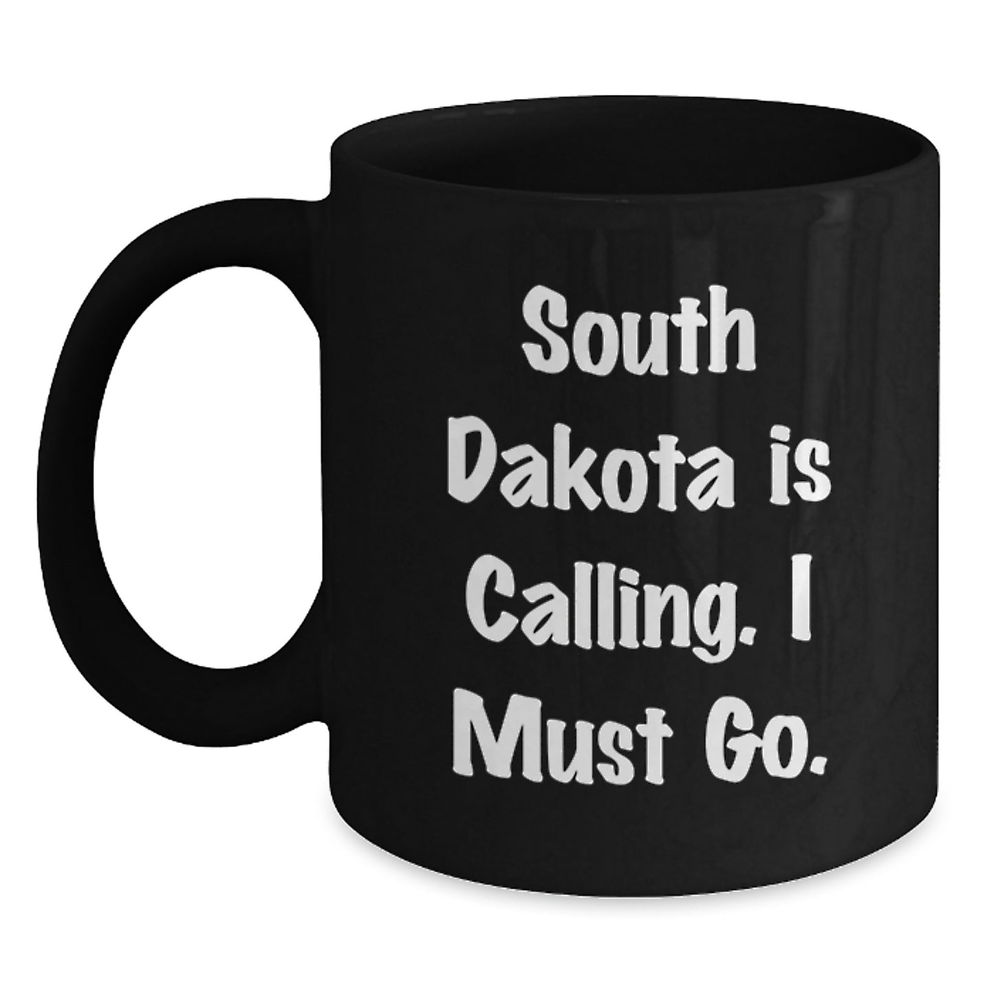 South Dakota Enthusiasts Gifts from Men, Funny Black Coffee Mugs for Friends, Family, Women, Birthday Unique Gifts - Main