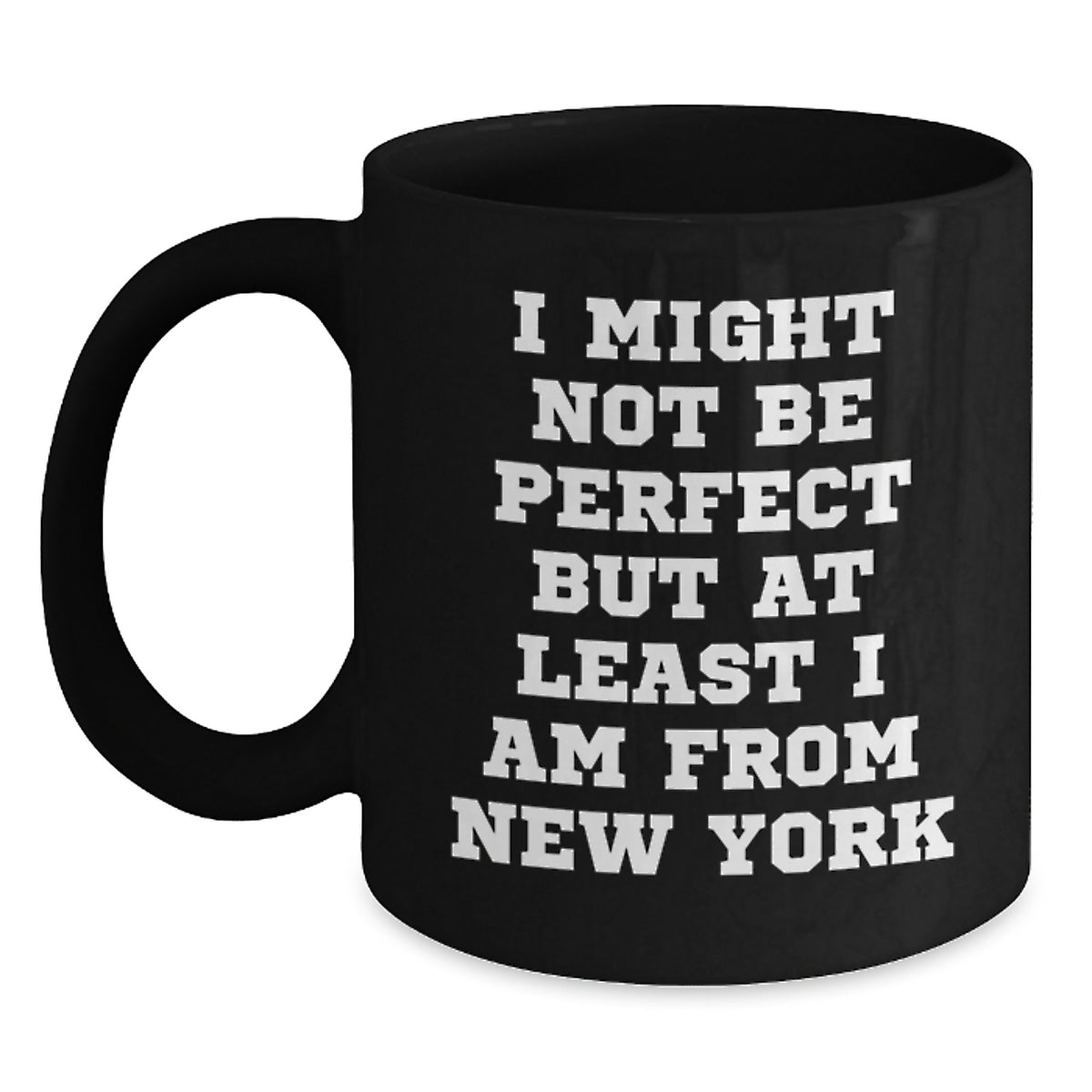 Funny New York City Gifts for Friends from New York - Christmas Unique Coffee Mug - Main