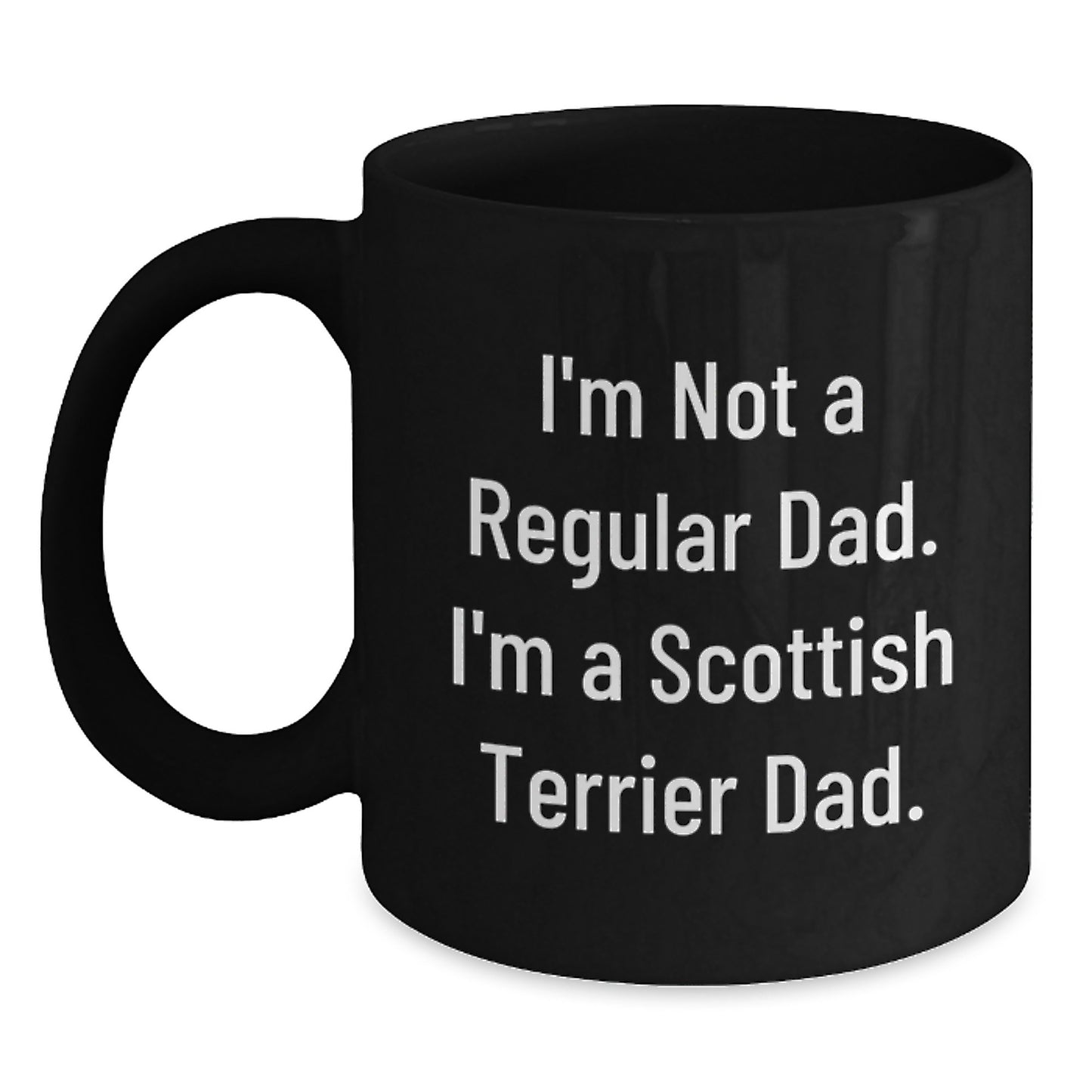 Funny Scottish Terrier Dad Coffee Mug for Graduation Gifts from Dad to Scottish Terrier Lovers - Main