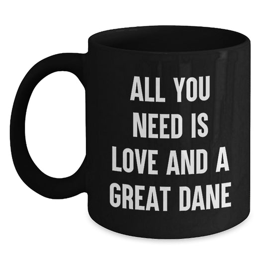 Funny Great Dane Dog Lover Gifts from Men to Friends - Valentine's Unique Coffee Mugs for Women, Great Dane Enthusiast, Dog Parent - Great Dane Dog - Main