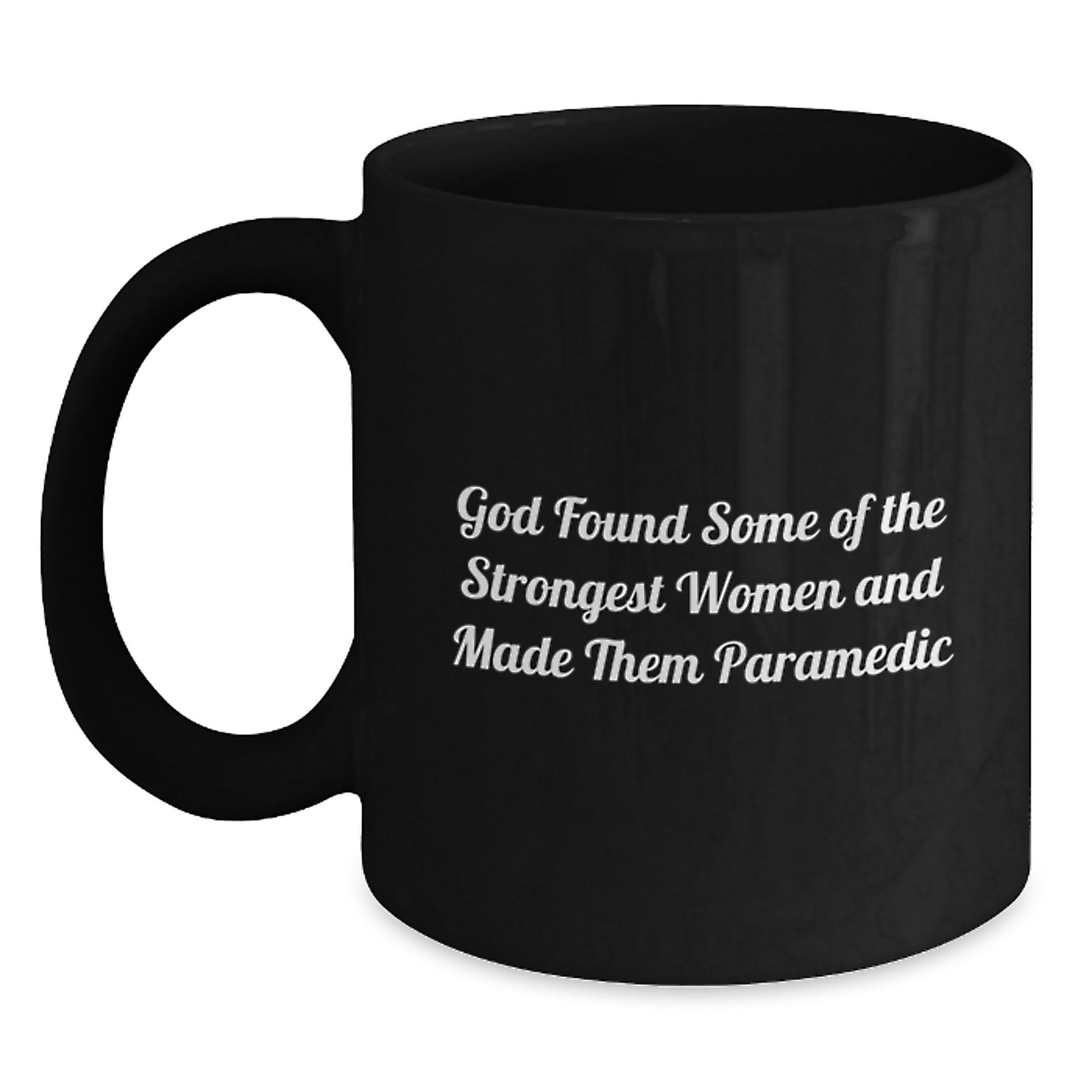 Funny Rescue Worker Quotes Gifts from Women - Black Coffee Mug, Perfect Rescue Worker Graduation Gift for Men, Women, Coworkers, Friends, Family - Main