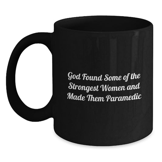 Funny Rescue Worker Quotes Gifts from Women - Black Coffee Mug, Perfect Rescue Worker Graduation Gift for Men, Women, Coworkers, Friends, Family - Main