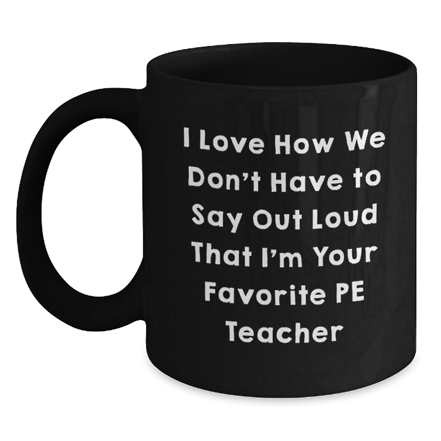 Funny PE Teacher Gifts for Men Women Friends from Family Members Birthday Unique Mugs - Main