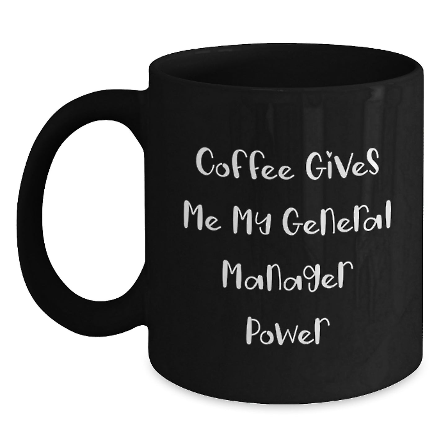 General Manager Keepsake Black Coffee Mug for Him Birthday Gift - Main