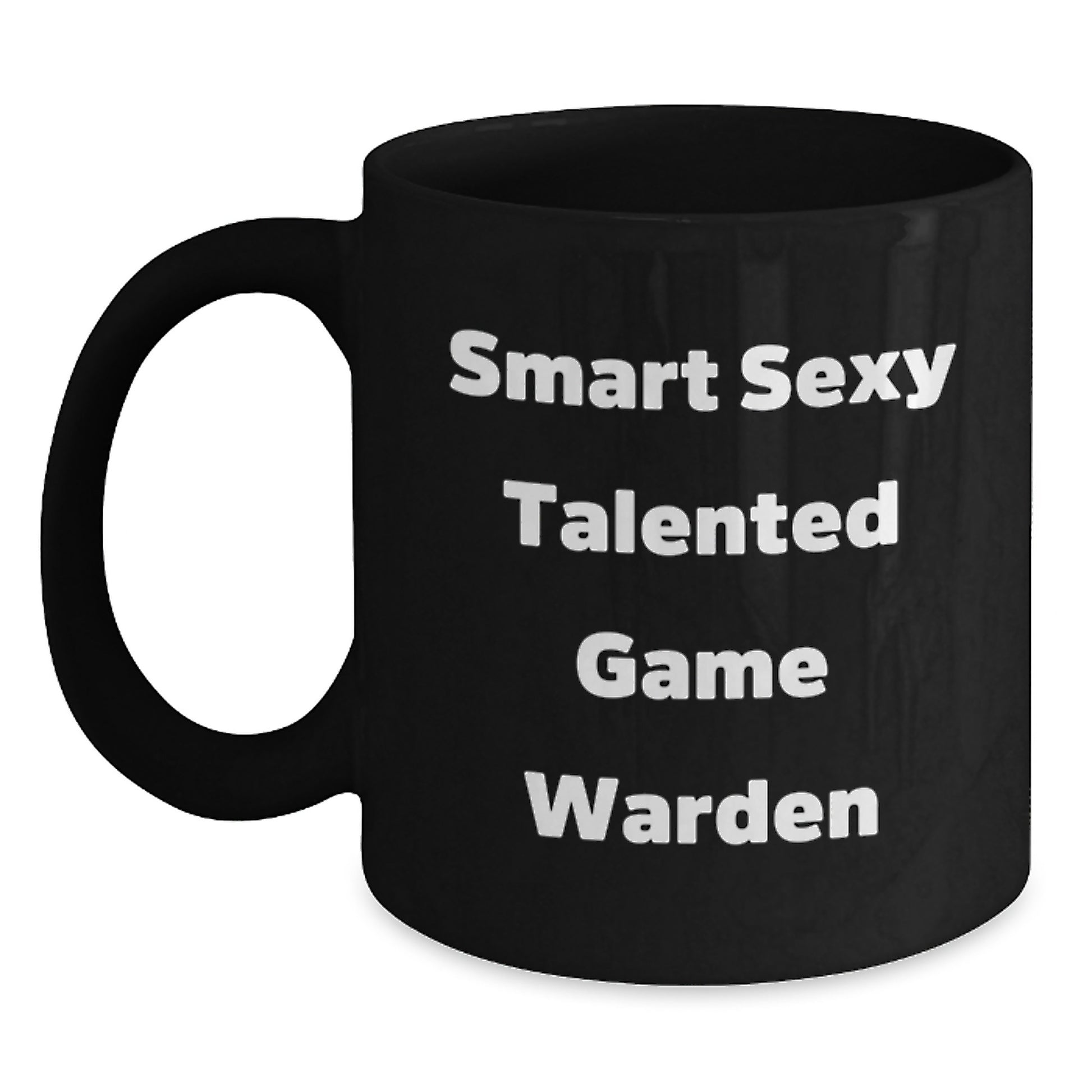 Gifts from Friends to Game Wardens, Unique Gifts for Game Wardens, Funny Black Coffee Mugs for Graduation - Main