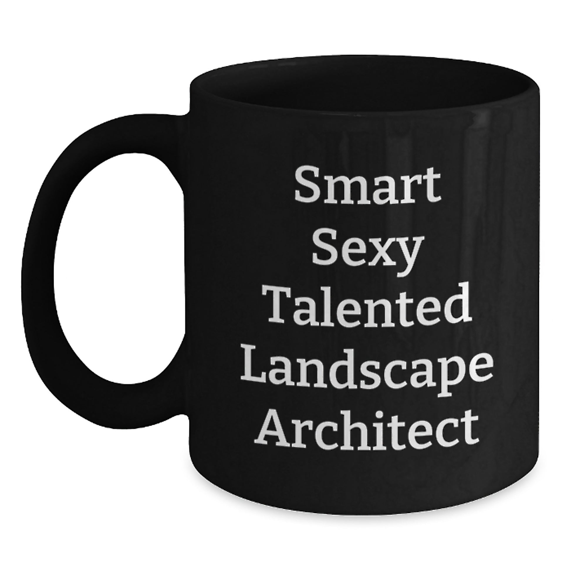 Funny Landscape Architect Gifts from Friends for Graduation Unique Black Coffee Mug - Main