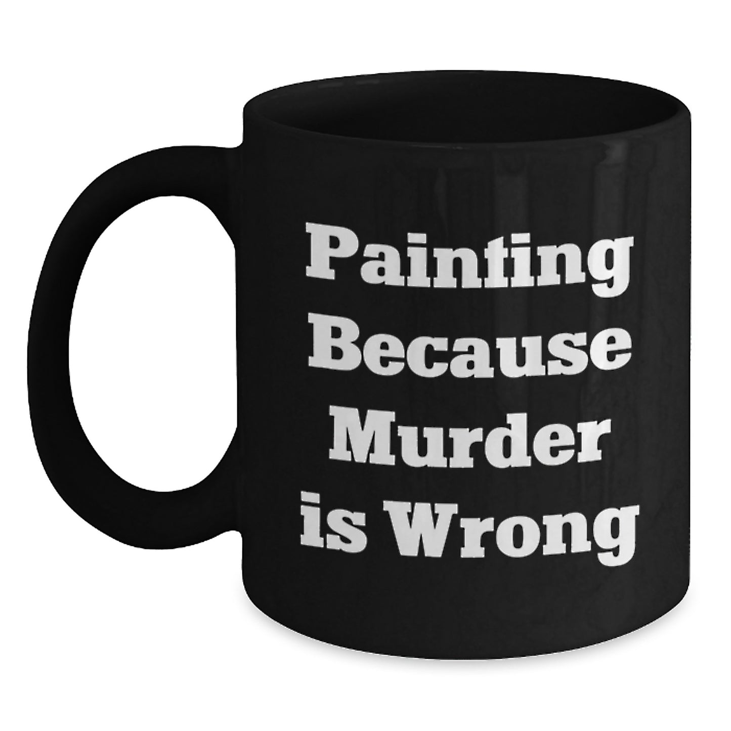Funny Painting Graduation Gifts from Friends and Family for Men Women Black Coffee Mug - Main
