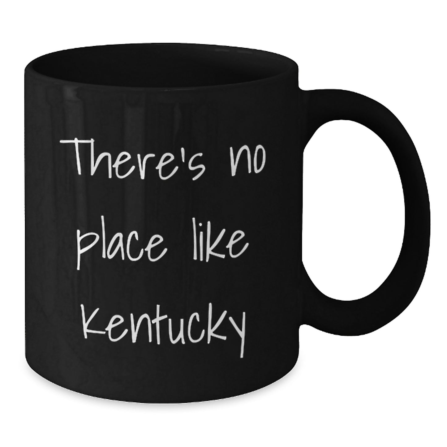 Kentucky Gifts for Men Funny Black Coffee Mug from Family, There's No Place Like Kentucky - Additional