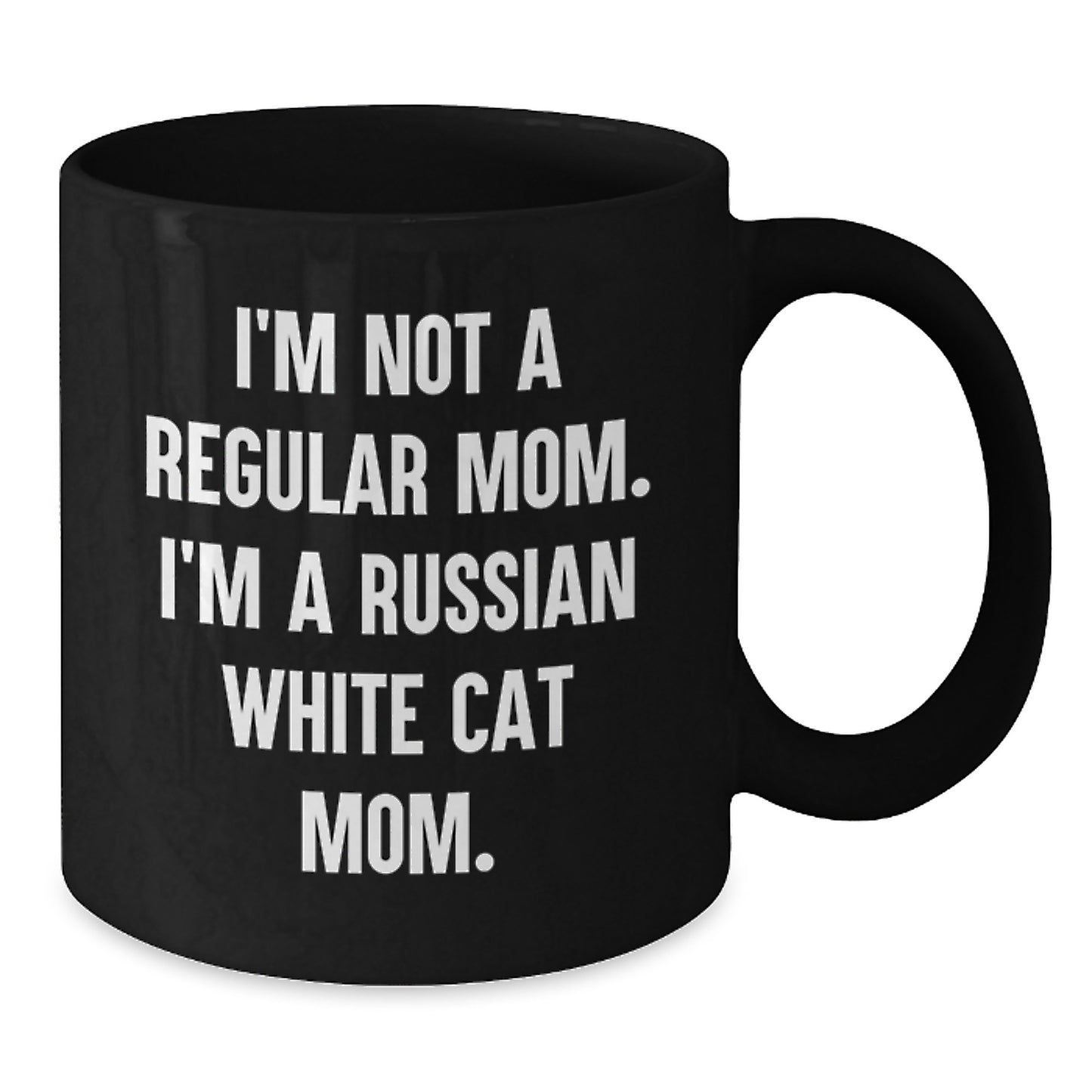 Funny Russian White Cat Mom Graduation Unique Gifts for Men Women Friends Family from Mom - Additional